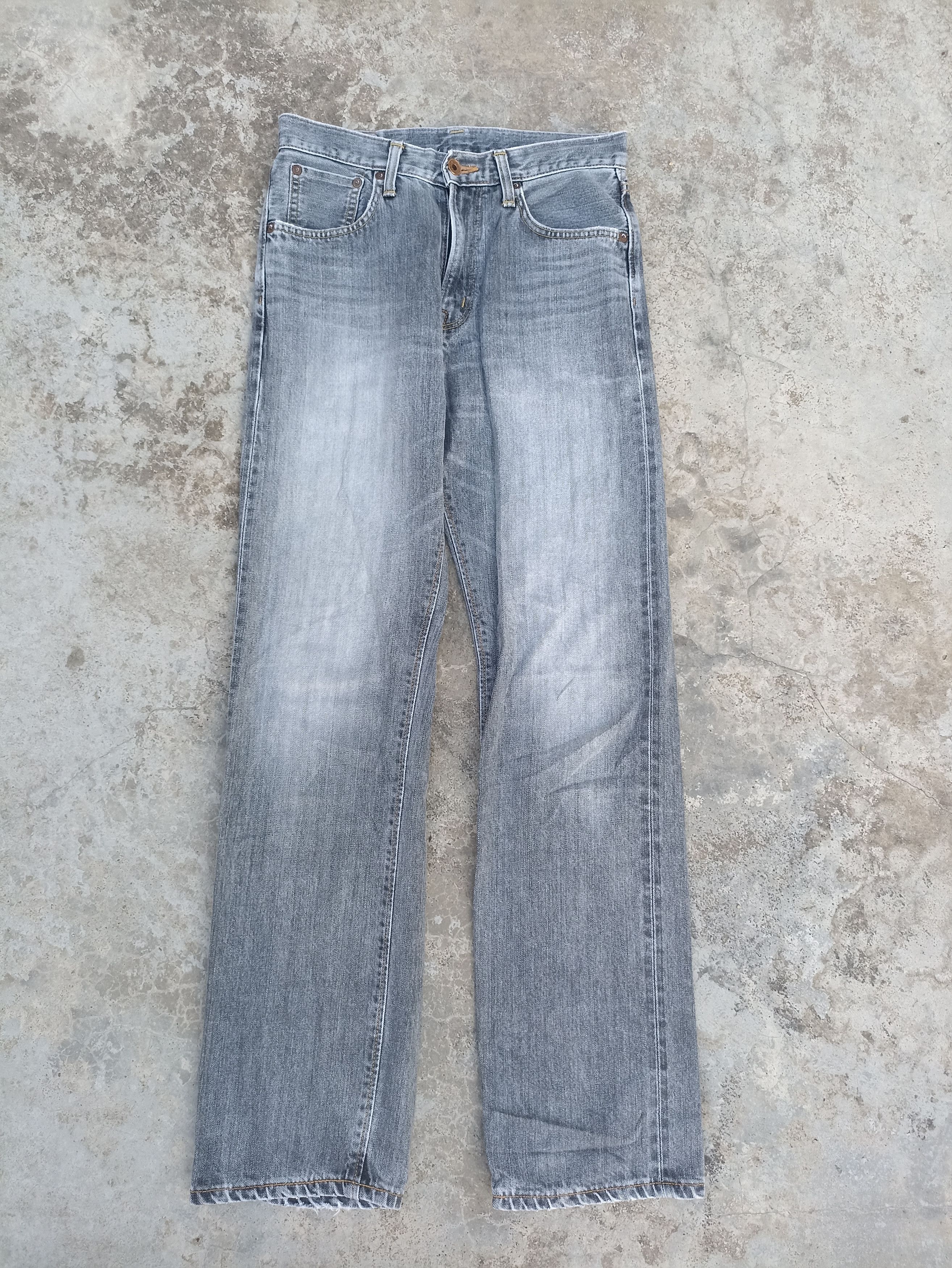 Vintage Edwin jeans Edwin 505ZX denim washed black faded