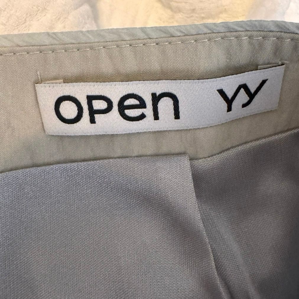SSENSE OPEN YY Crinkled Gather Mini Skirt - Size S Size 26" / US 2 / IT 38 - 6 Thumbnail