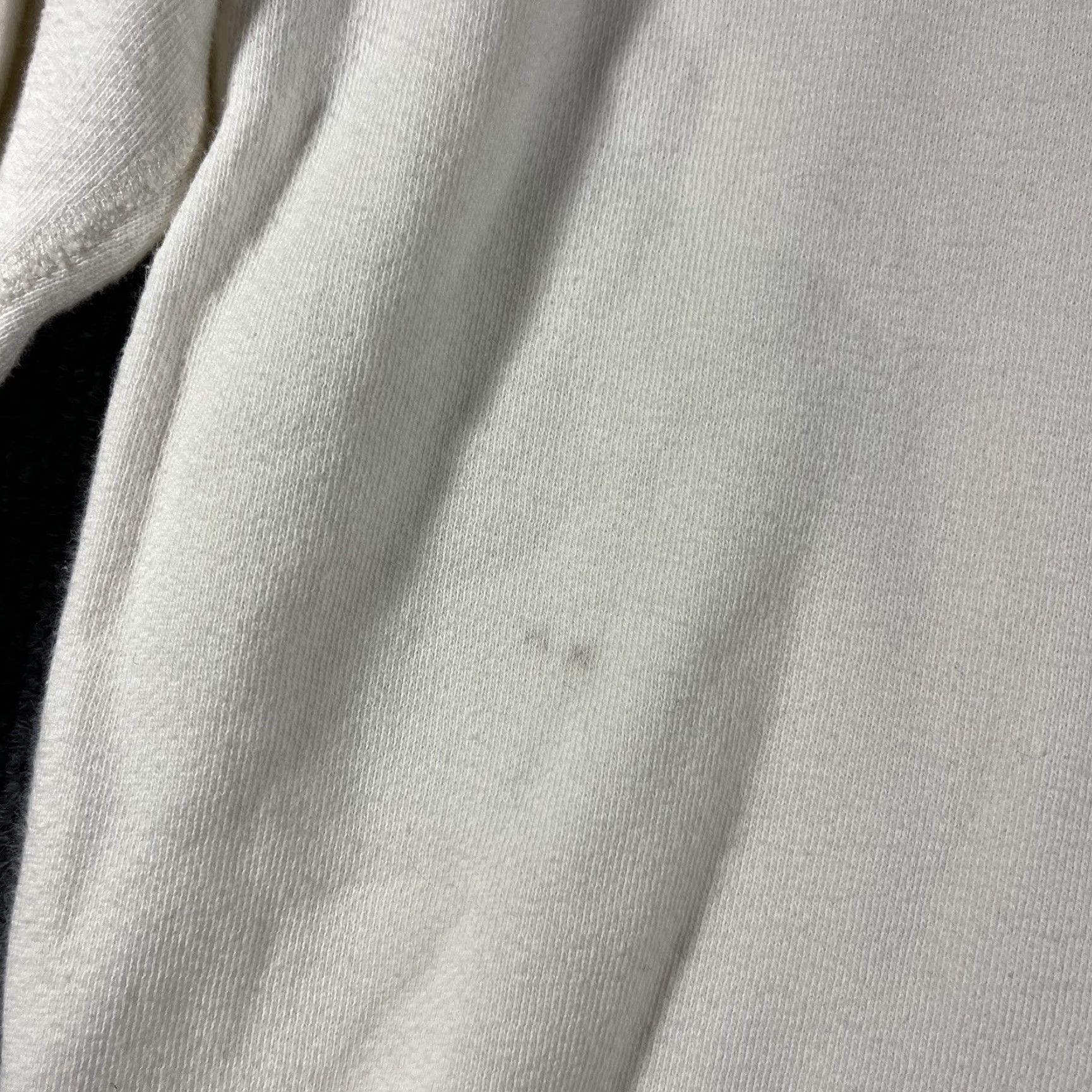 Champion Champion Sweatshirt Mens Pullover Long Sleeve White XS Crew Neck Fleece Cotton Polyester Lightweight Pockets Winter Regular Athletic Size US XS / EU 42 / 0 - 4 Thumbnail