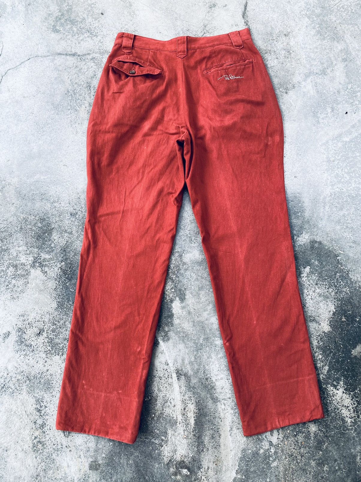 Tete Homme Vintage Tete Homme Issey Miyake Distressed Pants Size US 30 / EU 46 - 2 Thumbnail