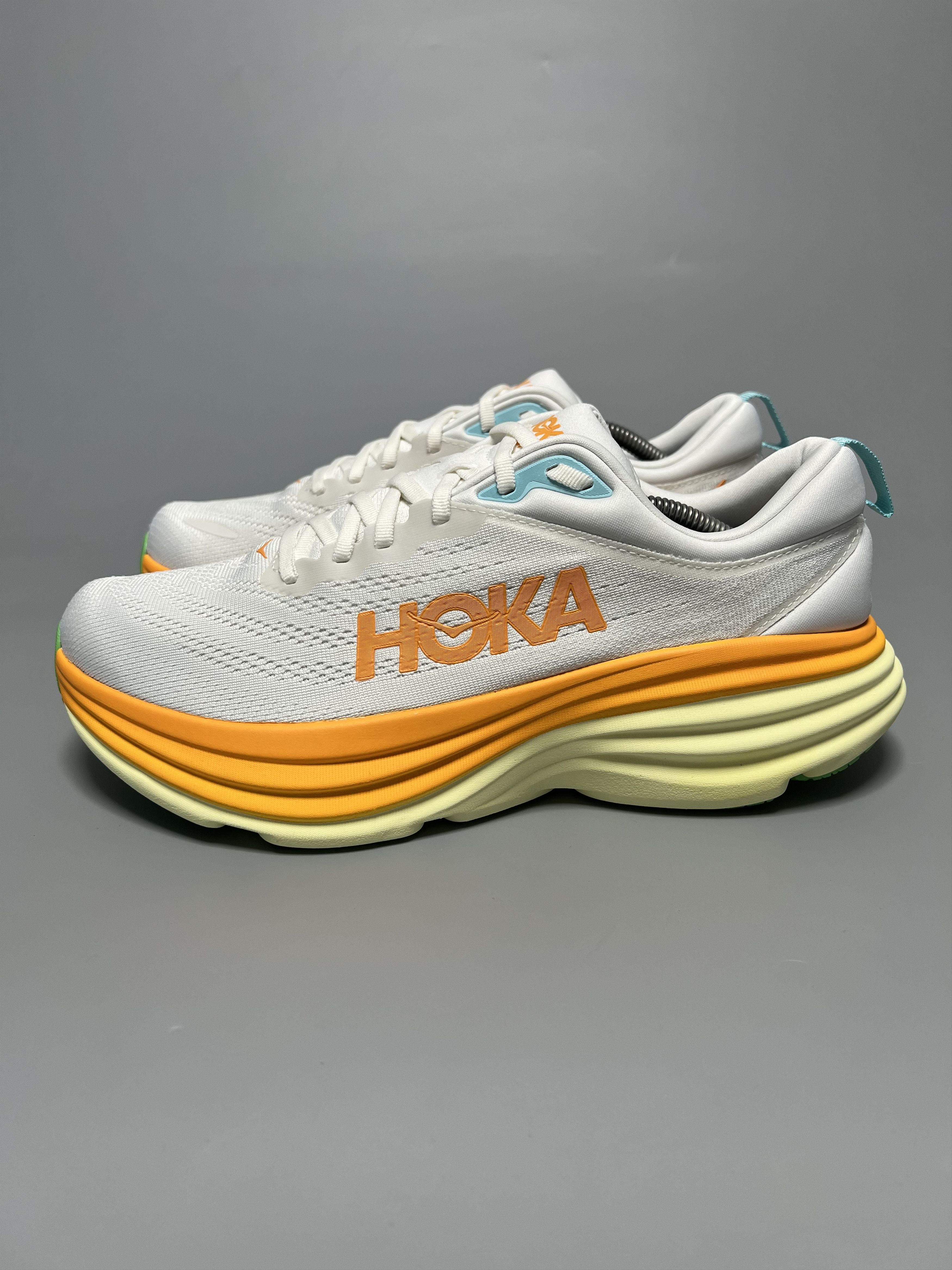 Hoka 10.5D Hoka One One Bondi 8 Men's Running Shoes Gym Walking Size US 10.5 / EU 43-44 - 1 Thumbnail