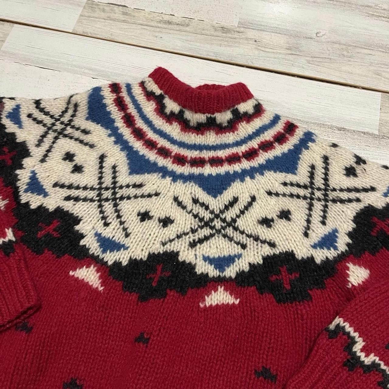 Woolrich Woolen Mills Woolrich Men's Vintage Wool Nordic Icelandic Sweater S Size US S / EU 44-46 / 1 - 3 Thumbnail