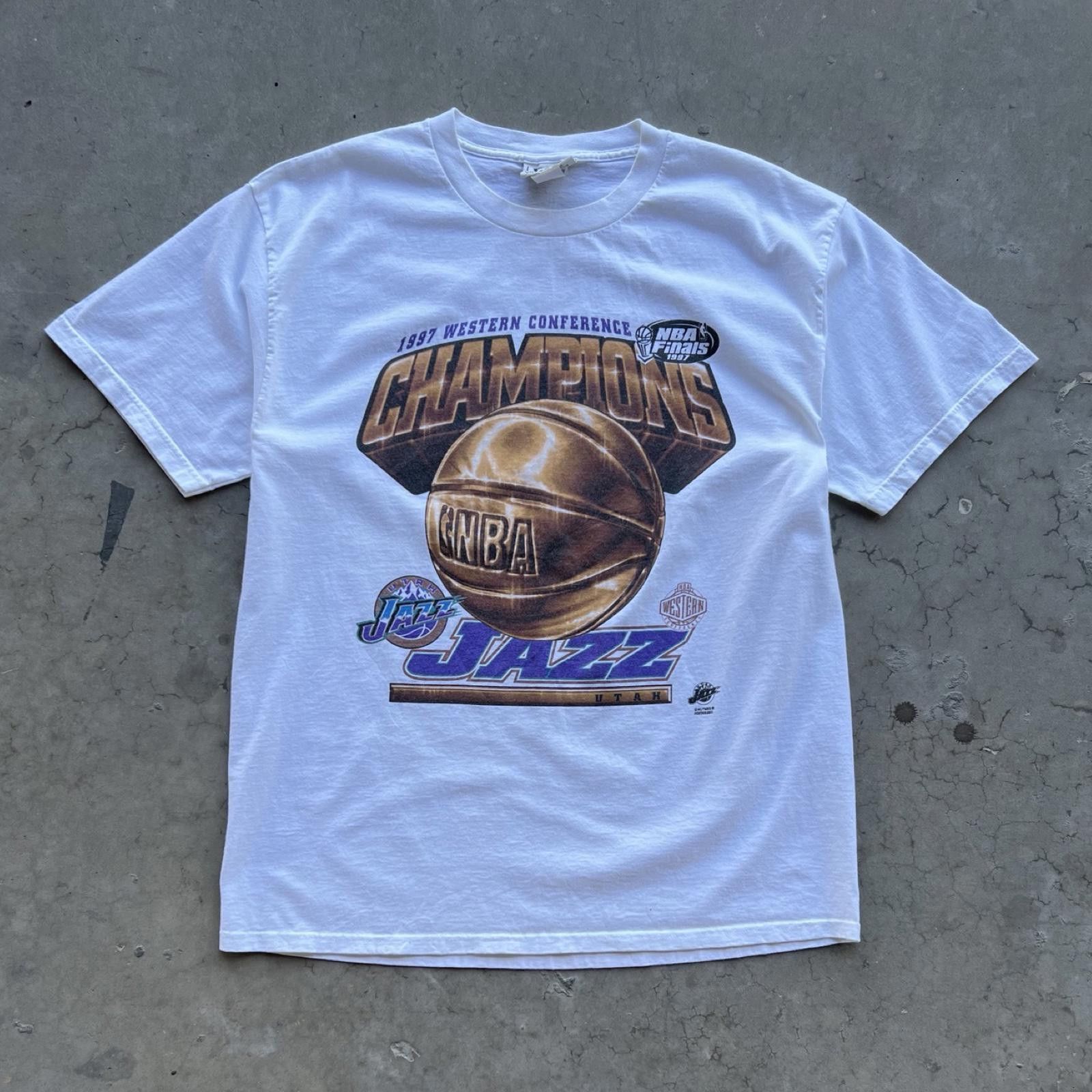 Lee 1997 NBA Finals Jazz Vintage Rare Size US XL / EU 56 / 4 - 1 Thumbnail