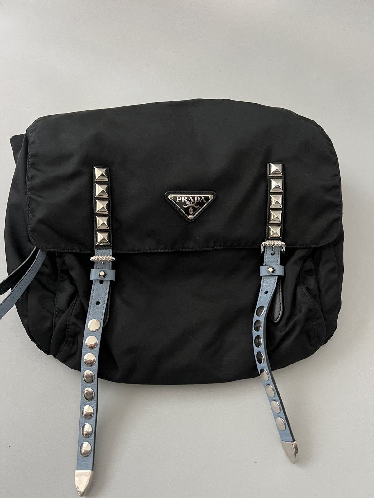 Prada Prada Nylon Vela Studded Belt Bag Size ONE SIZE - 2 Thumbnail