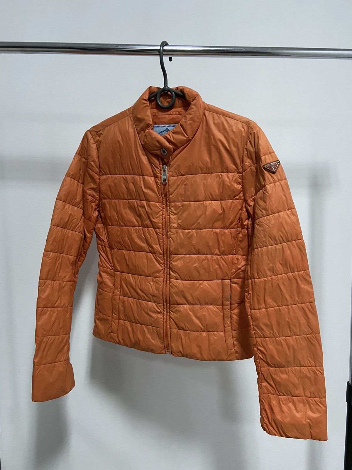 Prada × Vintage Prada Vintage nylon Jacket Small Logo Luxury Size M / US 6-8 / IT 42-44 - 1 Thumbnail