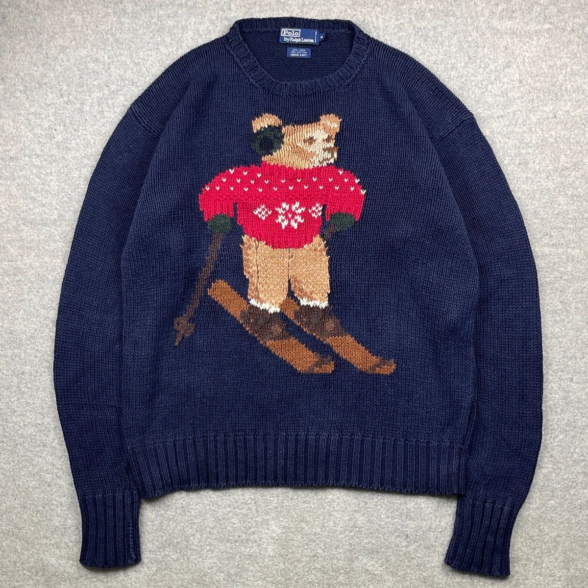 Vintage Polo Ralph Lauren Hand Knit Sweater Tops