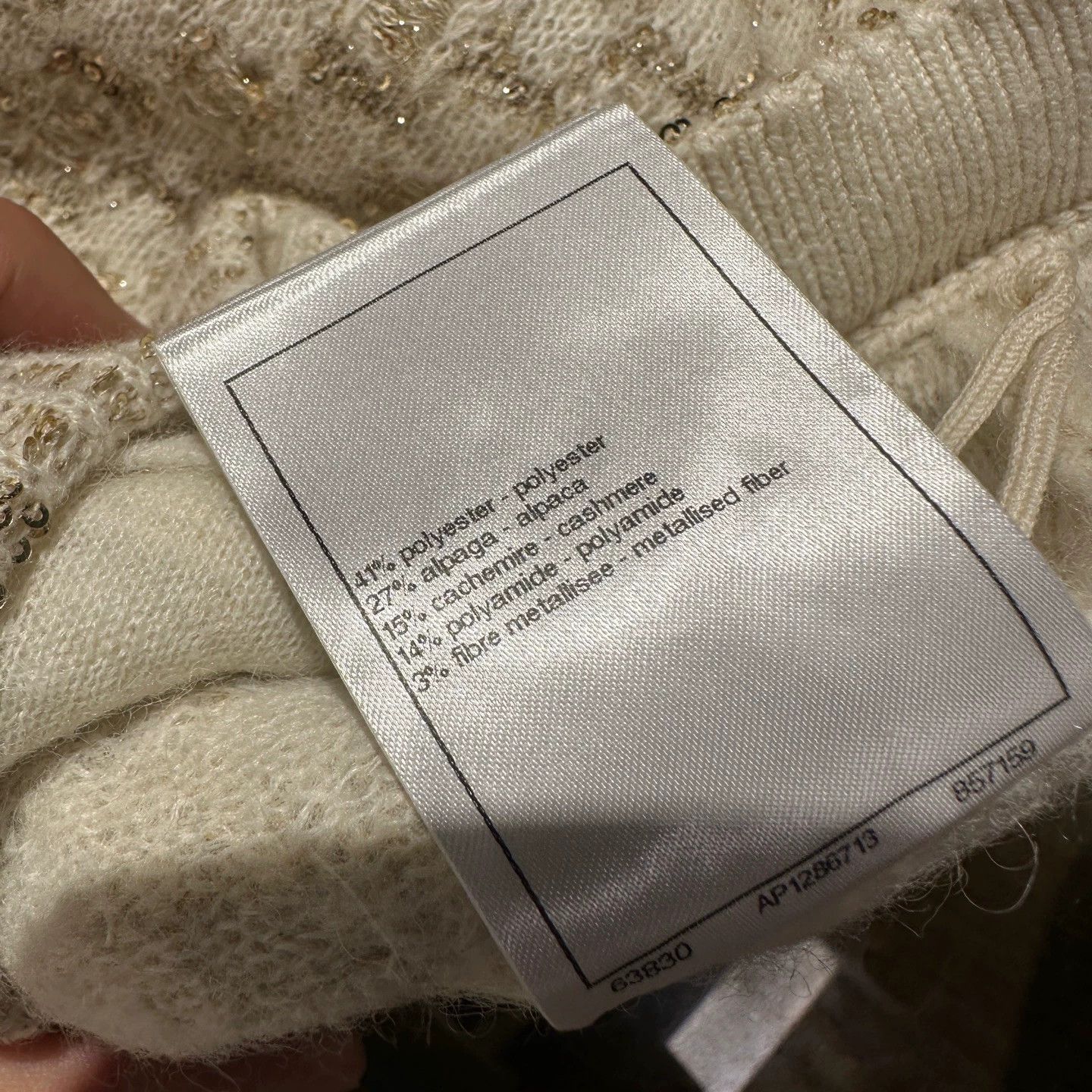 Chanel Chanel 23B apr108 Lamé Sequin Crystal Buckle Skirt Size 27" / US 4 / IT 40 - 7 Thumbnail