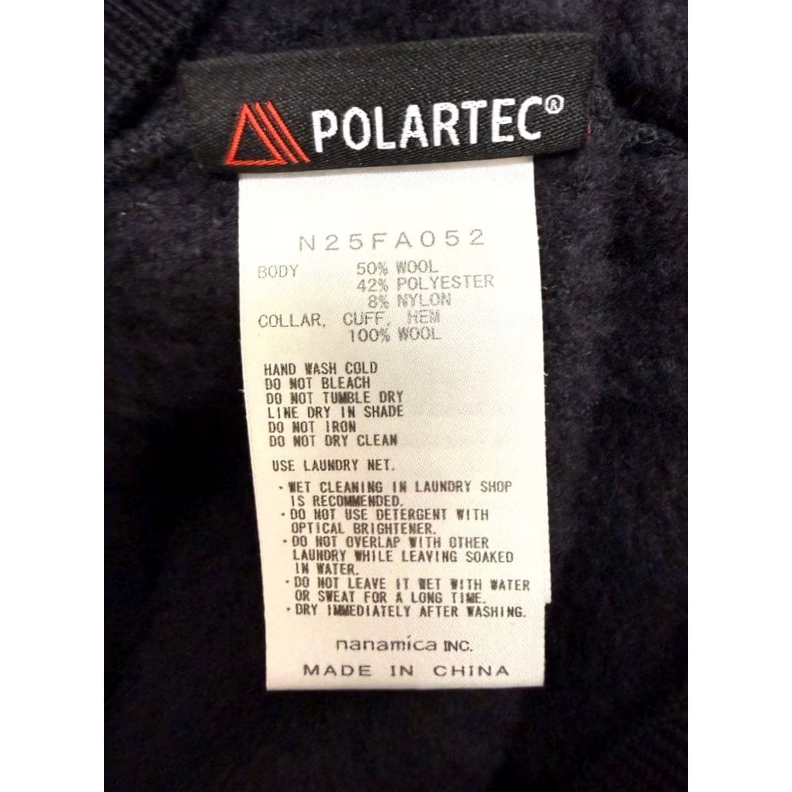 The North Face Purple Label THE NORTH FACE PURPLE LABEL POLARTEC Wool Fleece Pullover Black Size L Men’s Sweatshirt Size US L / EU 52-54 / 3 - 6 Thumbnail
