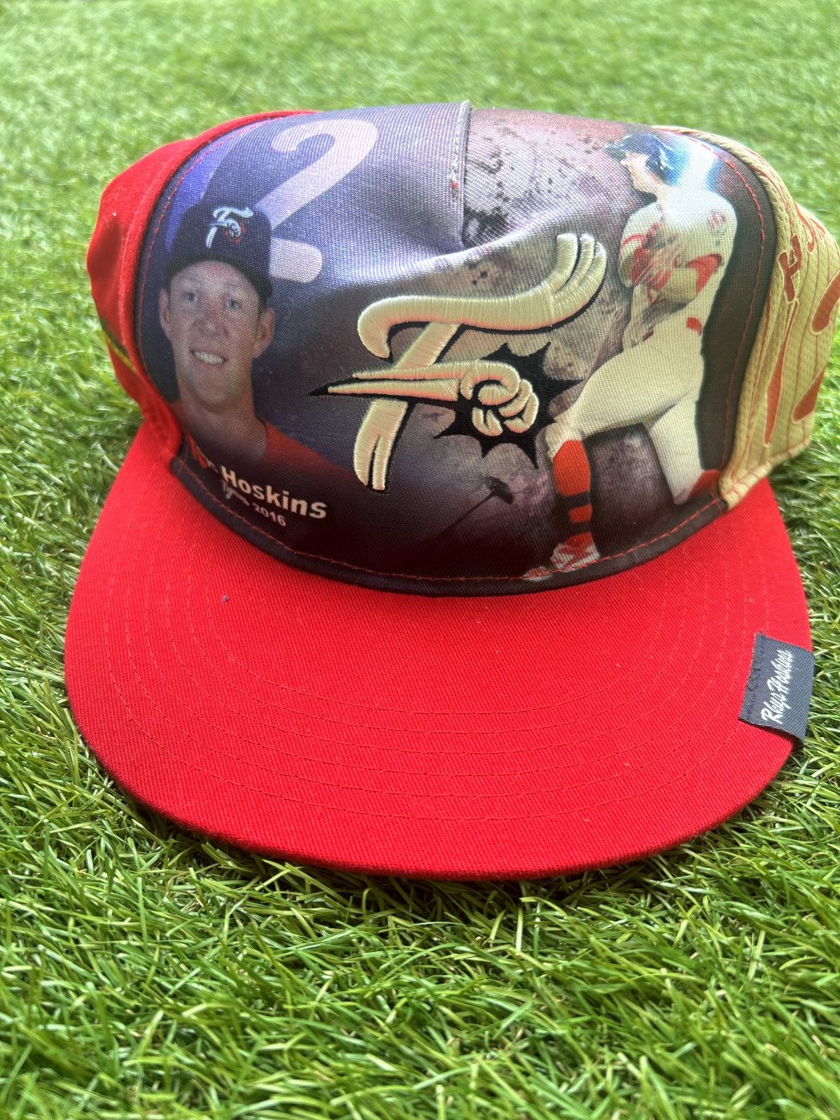 MLB Rhys Hoskins 2016 Reading Fightin Phils Hat Size ONE SIZE - 1 Thumbnail