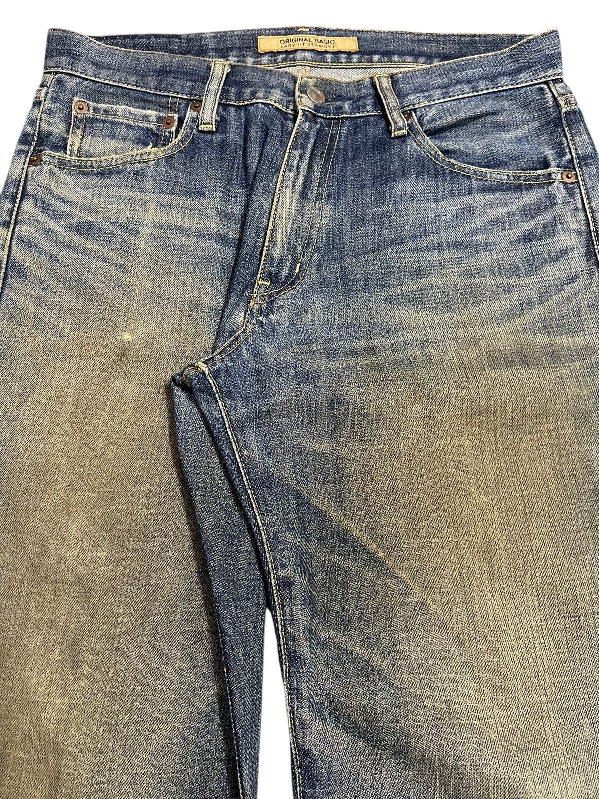 Uniqlo Vintage Japanese Uniqlo Mud Wash Style Baggy Jeans Size US 31 - 4 Thumbnail