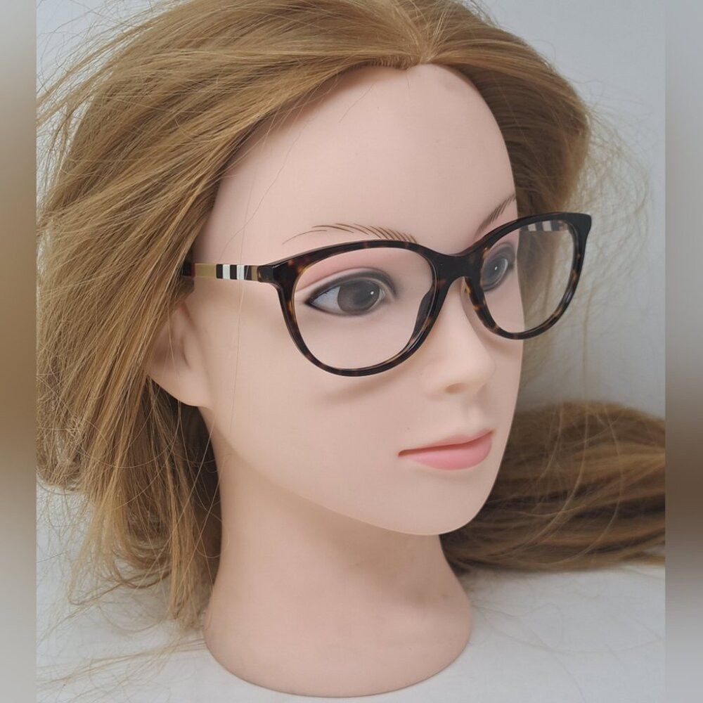 Burberry NWT Burberry Women's Frames Eye Glasses Havana Nova Check S Size ONE SIZE - 5 Thumbnail
