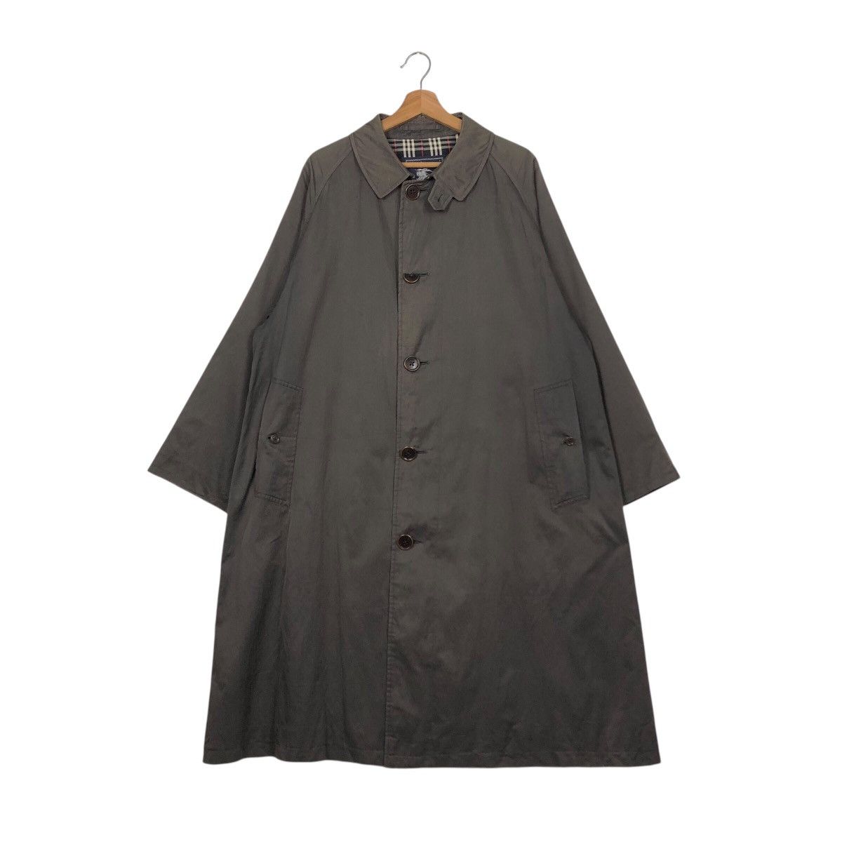 Burberry 📌Vintage Trench Coat Burberrys Long Jacket Nova Check Size US M / EU 48-50 / 2 - 2 Thumbnail