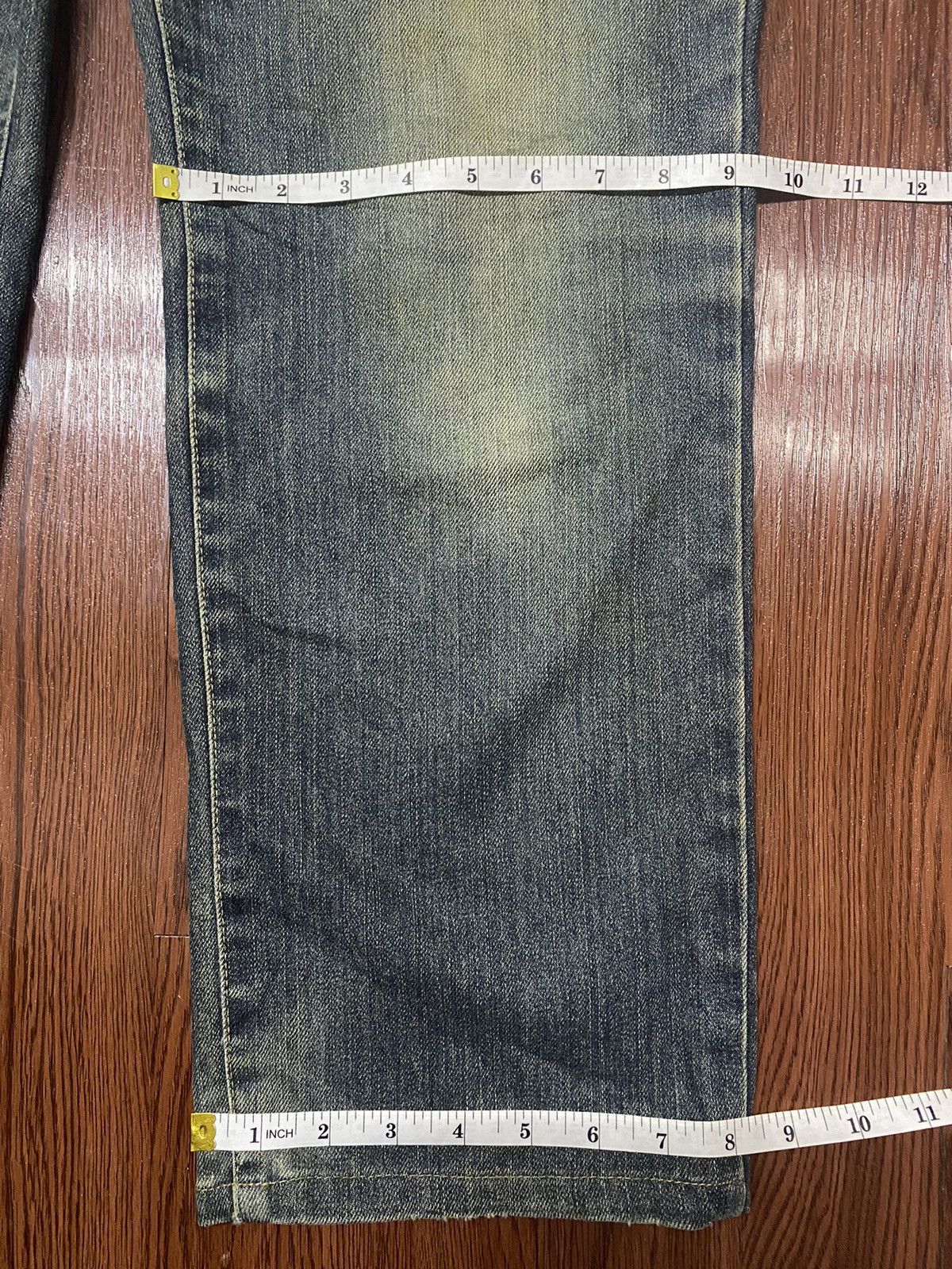 Edwin Vintage Japanese Brand Mud Wash Style Loose Jeans Size US 31 - 9 Thumbnail
