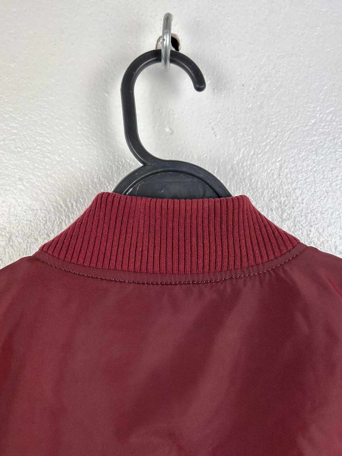 Alpha Industries Alpha Indistries Lightweight MA1 Bomber Jacket In Bordo Size US M / EU 48-50 / 2 - 9 Thumbnail