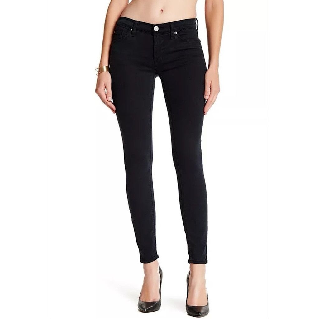 Hudson HUDSON Jeans Elle Mid Rise Ankle Krista Skinny Dark SZ 26 Size 26" / US 2 / IT 38 - 1 Thumbnail