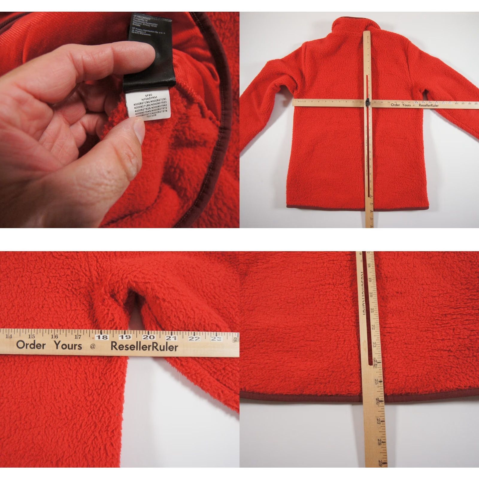 The North Face VINTAGE The North Face Dunraven Jacket Mens Small Red Fleece Full Zip Bomber Outdoor Outdoor Coat Men S Red Summer Spring Fall Winter Size US S / EU 44-46 / 1 - 8 Thumbnail