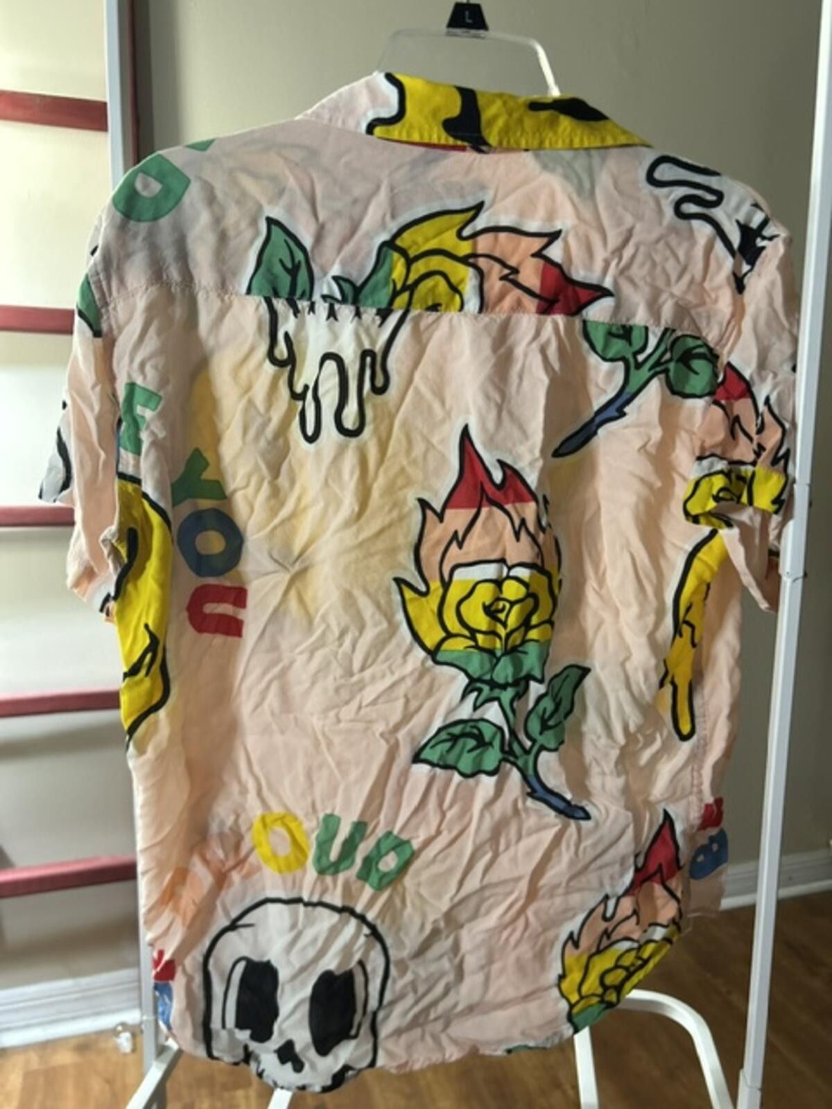 Eighty Eight Eighty Eight Graphic Print Short Sleeve Button-Up Shirt L Size US L / EU 52-54 / 3 - 2 Thumbnail