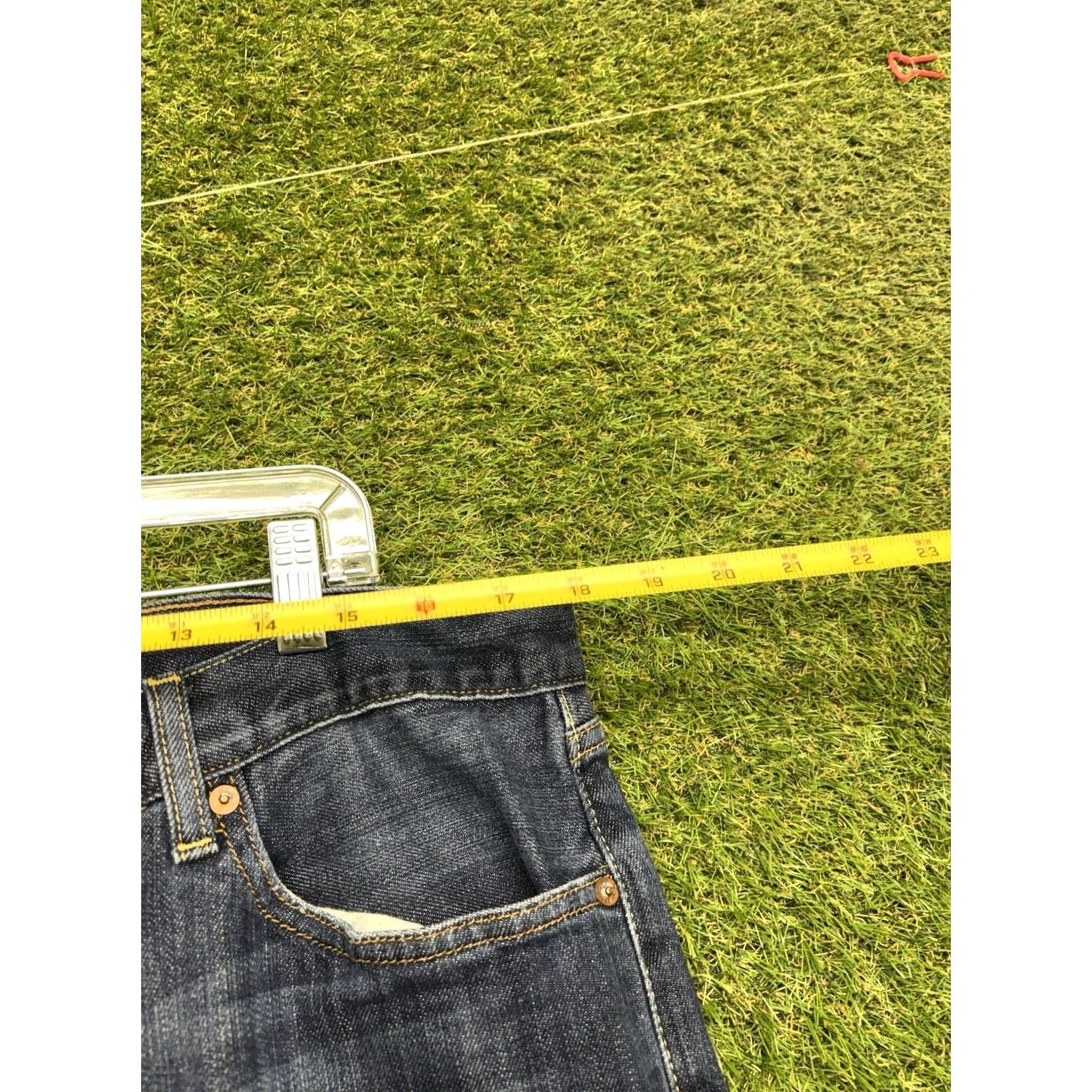 Lucky Brand Lucky Brand Jeans Mens 38x32 Blue 329 Classic Straight Dark Wash Denim Pants Size US 38 / EU 54 - 2 Thumbnail