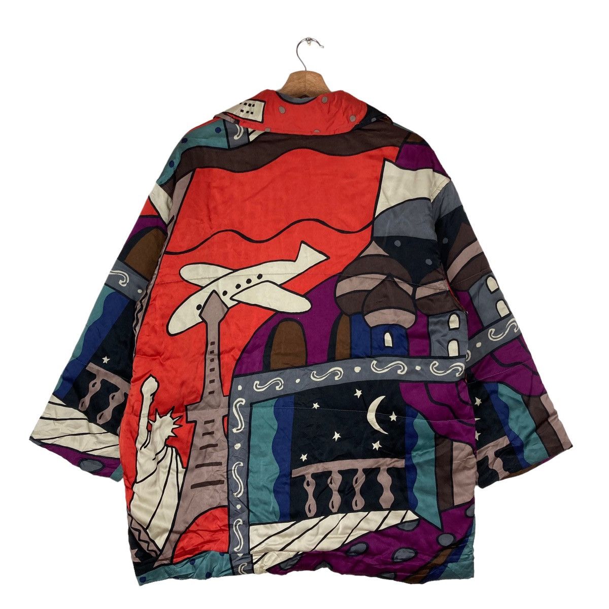 Vintage Vintage enricodomani Art Design Flat Button Jacket Size US L / EU 52-54 / 3 - 4 Thumbnail