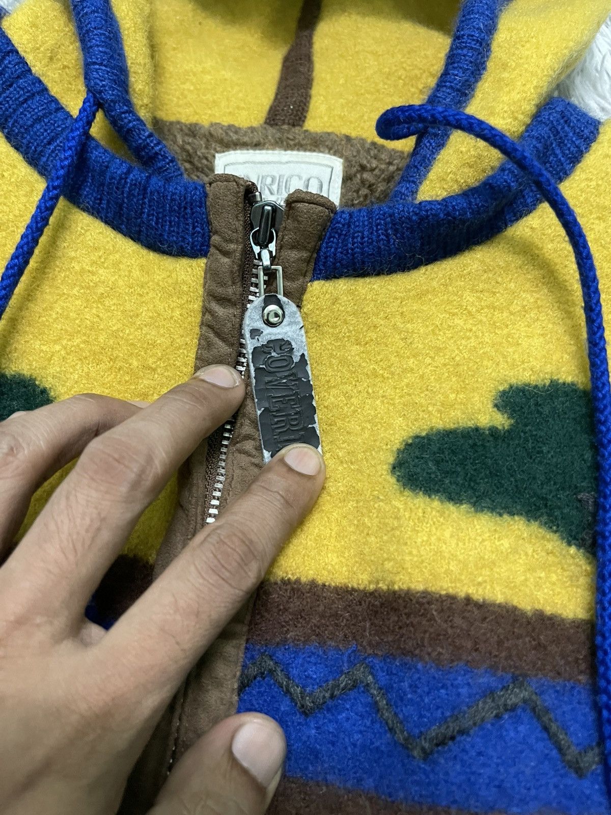 Enrico Coveri × Japanese Brand 90s ENRICO COVERI WOOL ZIPPER HOOD JACKET RARE Size US S / EU 44-46 / 1 - 7 Thumbnail