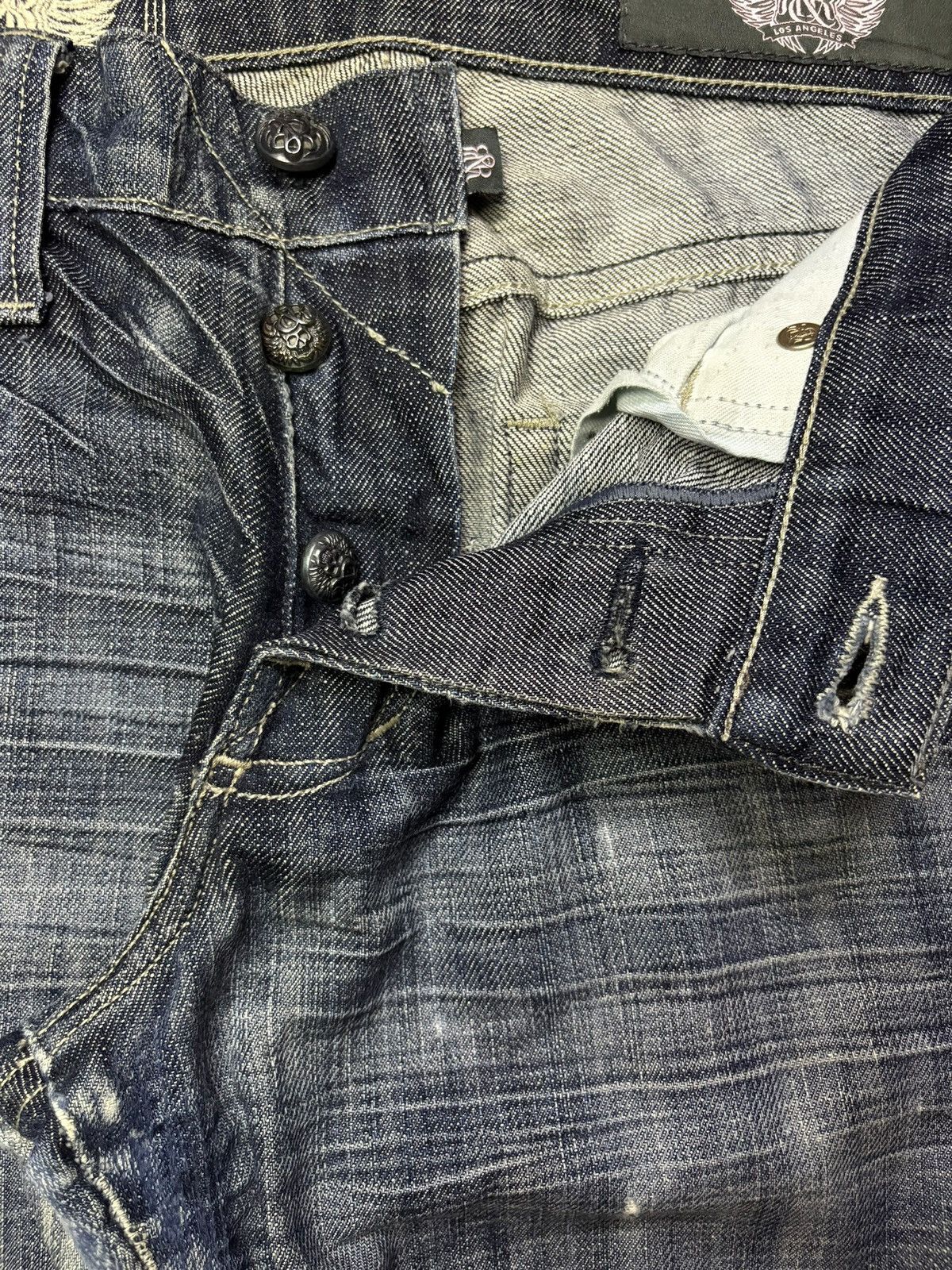 Rock & Republic Vintage Rock & Republic Distressed Bootcut Flare Jeans Size 31" - 3 Thumbnail