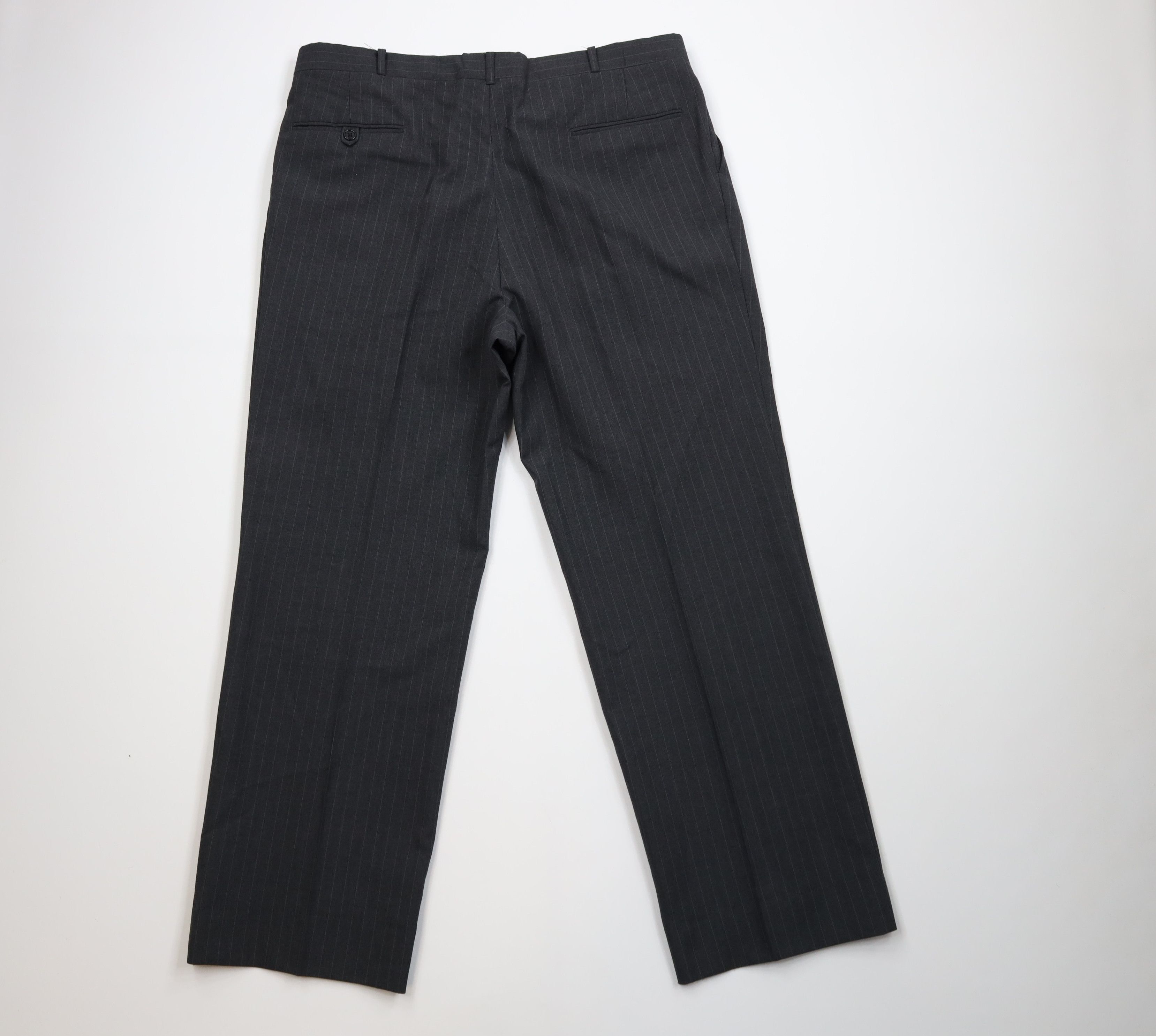 Vintage Vintage 70s Streetwear Pinstriped Wide Leg Chino Pants USA Size US 40 / EU 56 - 9 Thumbnail