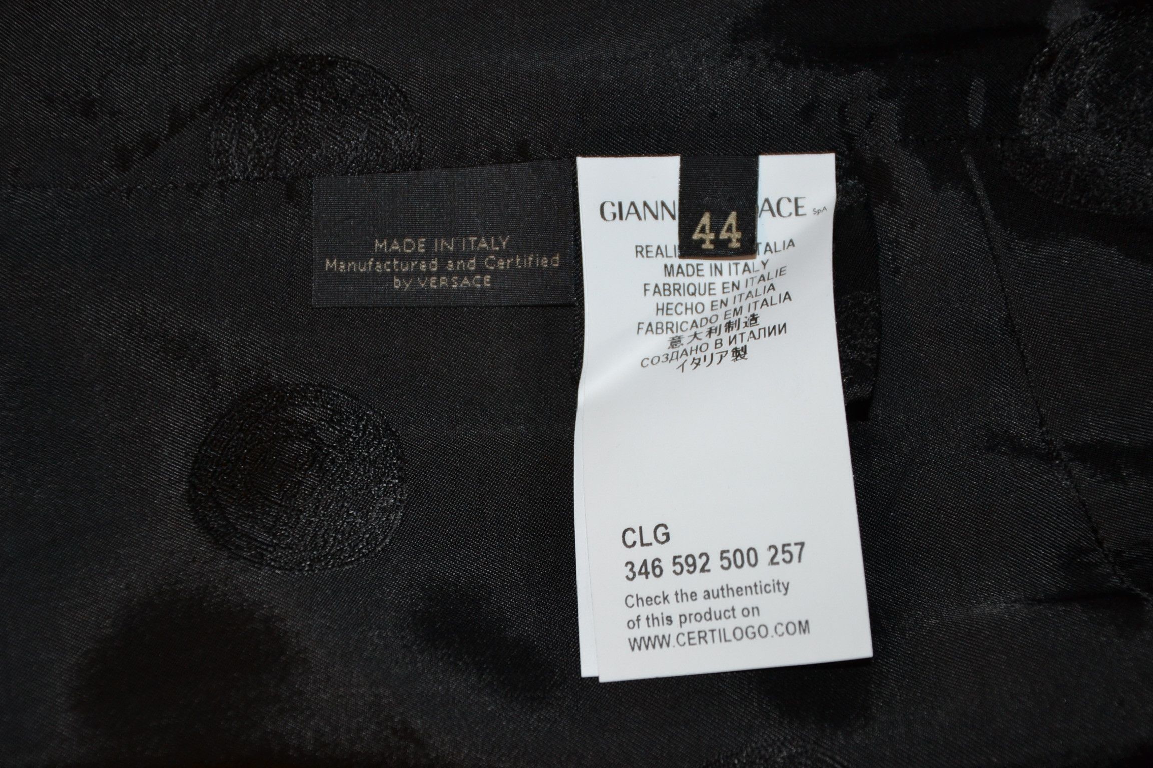 Versace GIANNI VERSACE Medusa Mini Dress 44 Silk Vintage Rare Size M / US 6-8 / IT 42-44 - 8 Thumbnail