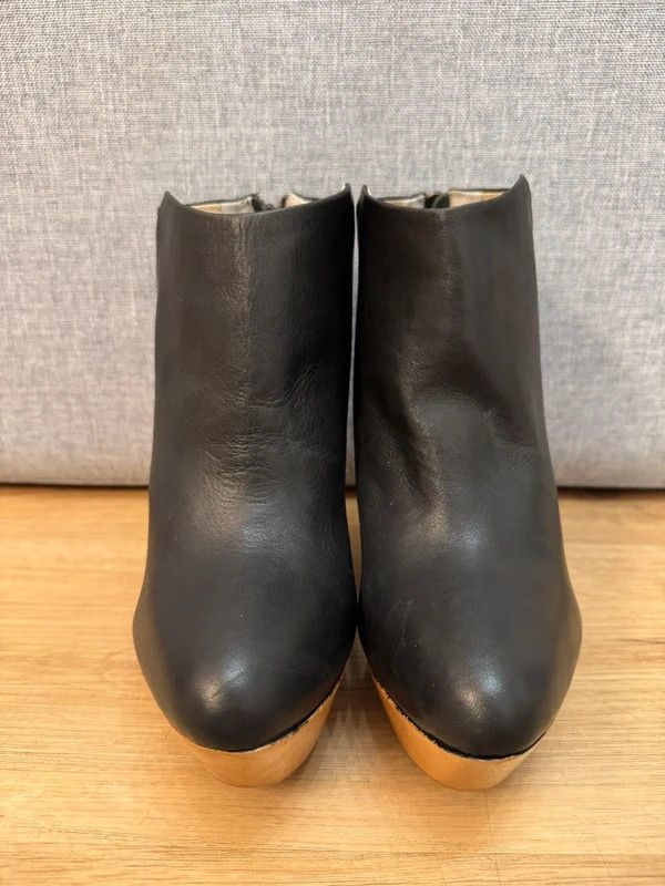 Other Finsk Ankle Wedge Boots Black Platform size 37 Size US 7 / IT 37 - 5 Thumbnail