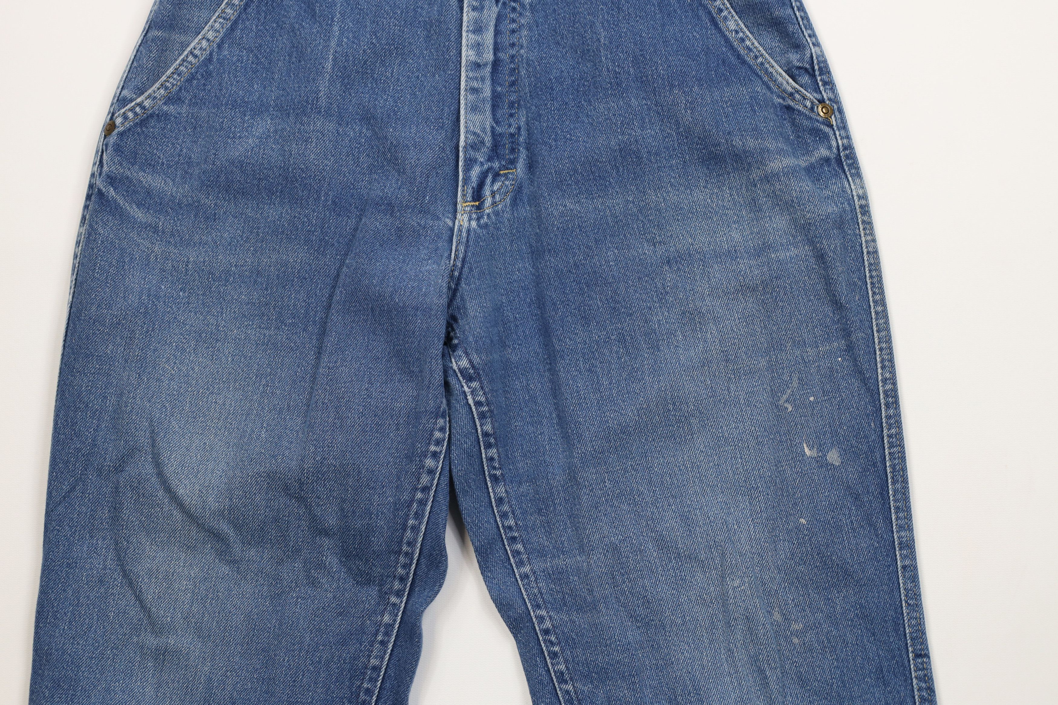 Lee Vintage 80s 90s Lee High Waist Tapered Leg Denim Jeans USA Size 32" / US 10 / IT 46 - 3 Thumbnail