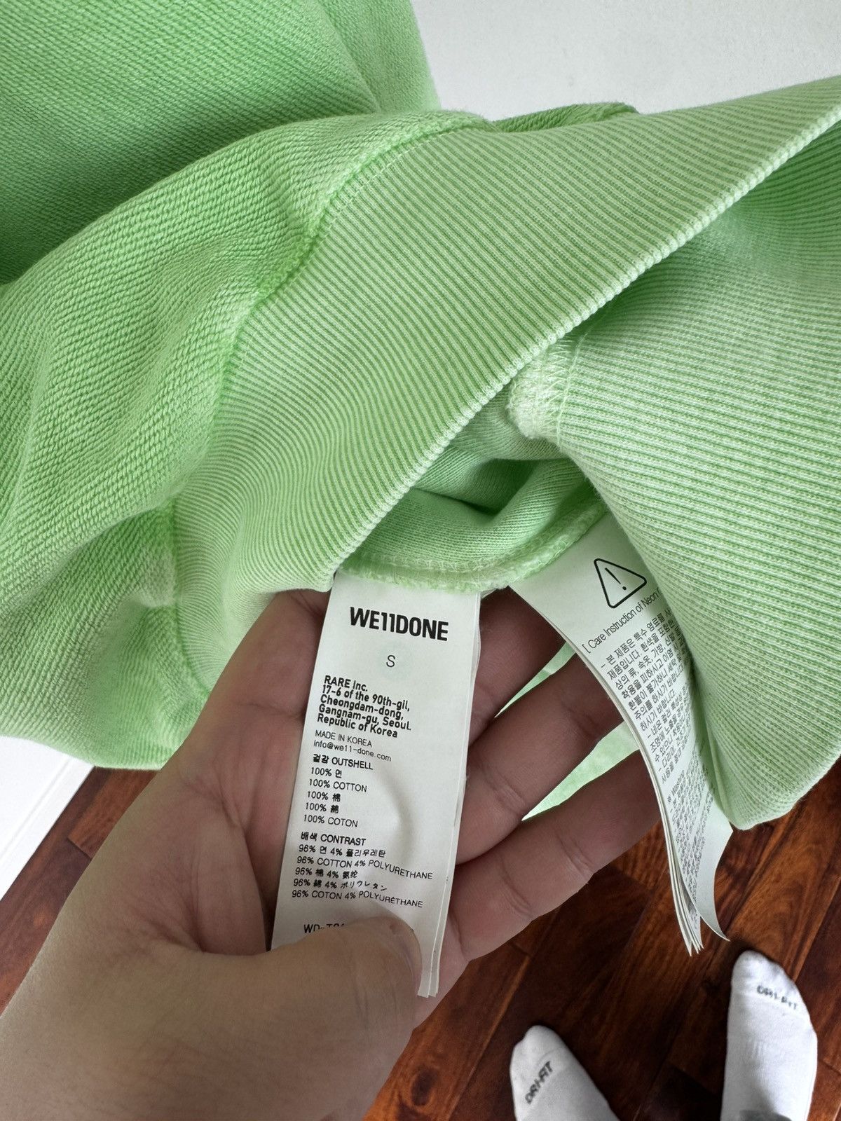 WE11DONE We11done Sweater Green Size US S / EU 44-46 / 1 - 7 Thumbnail