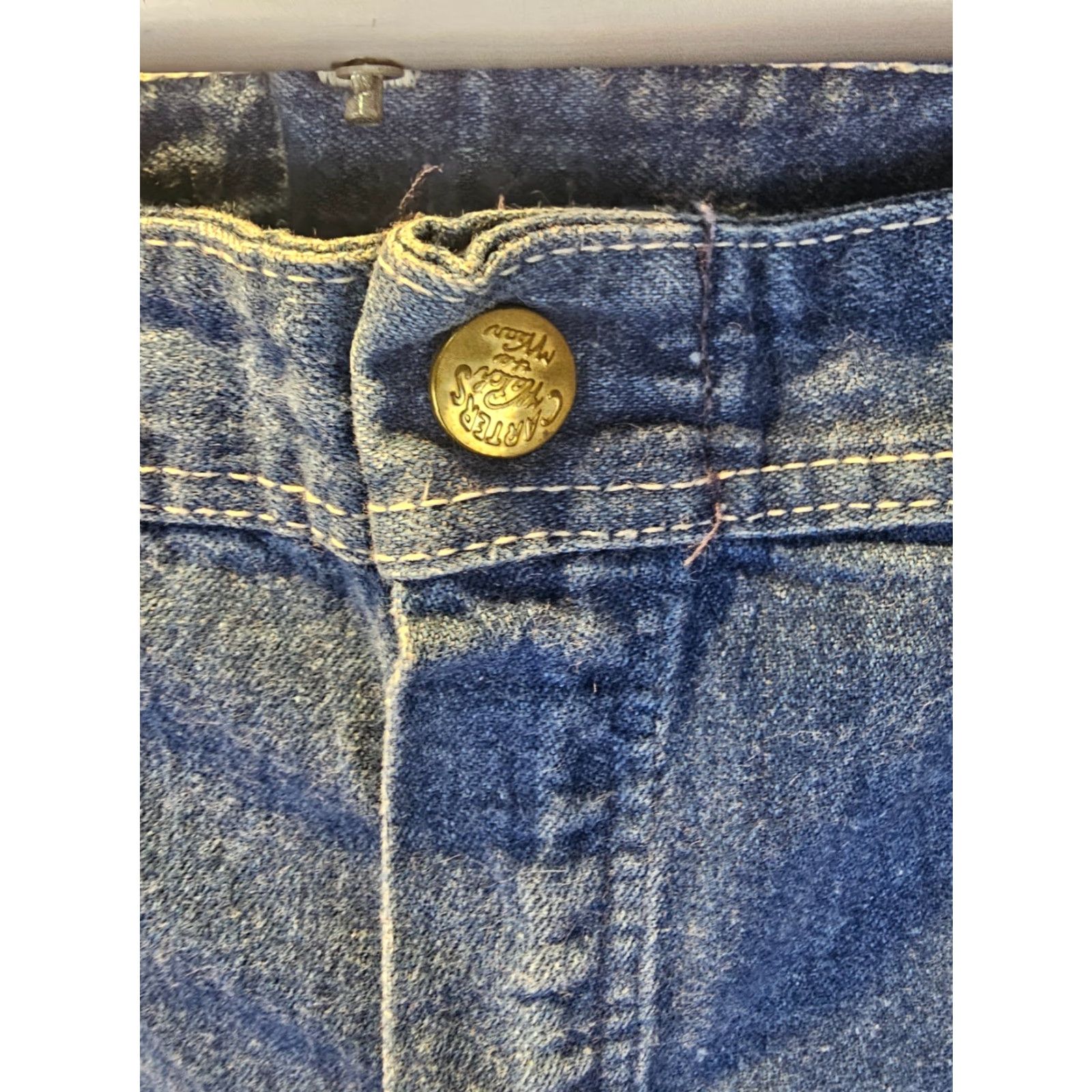Carter's VINTAGE CARTER'S DENIM CARPENTER PAINTER JENAS PANTS SZ 36 MADE IN USA MEN Jeans 70's Blue 31 44 INSEAM OUTSIDE LEG 36-31-44 Size US 36 / EU 52 - 2 Thumbnail