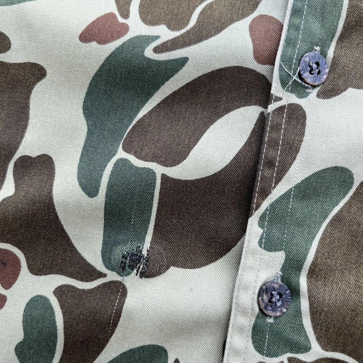 Japanese Brand TWO HORSE DUCK HUNTER CAMO UTILITY SHIRT LIKE FILSON Size US S / EU 44-46 / 1 - 4 Thumbnail