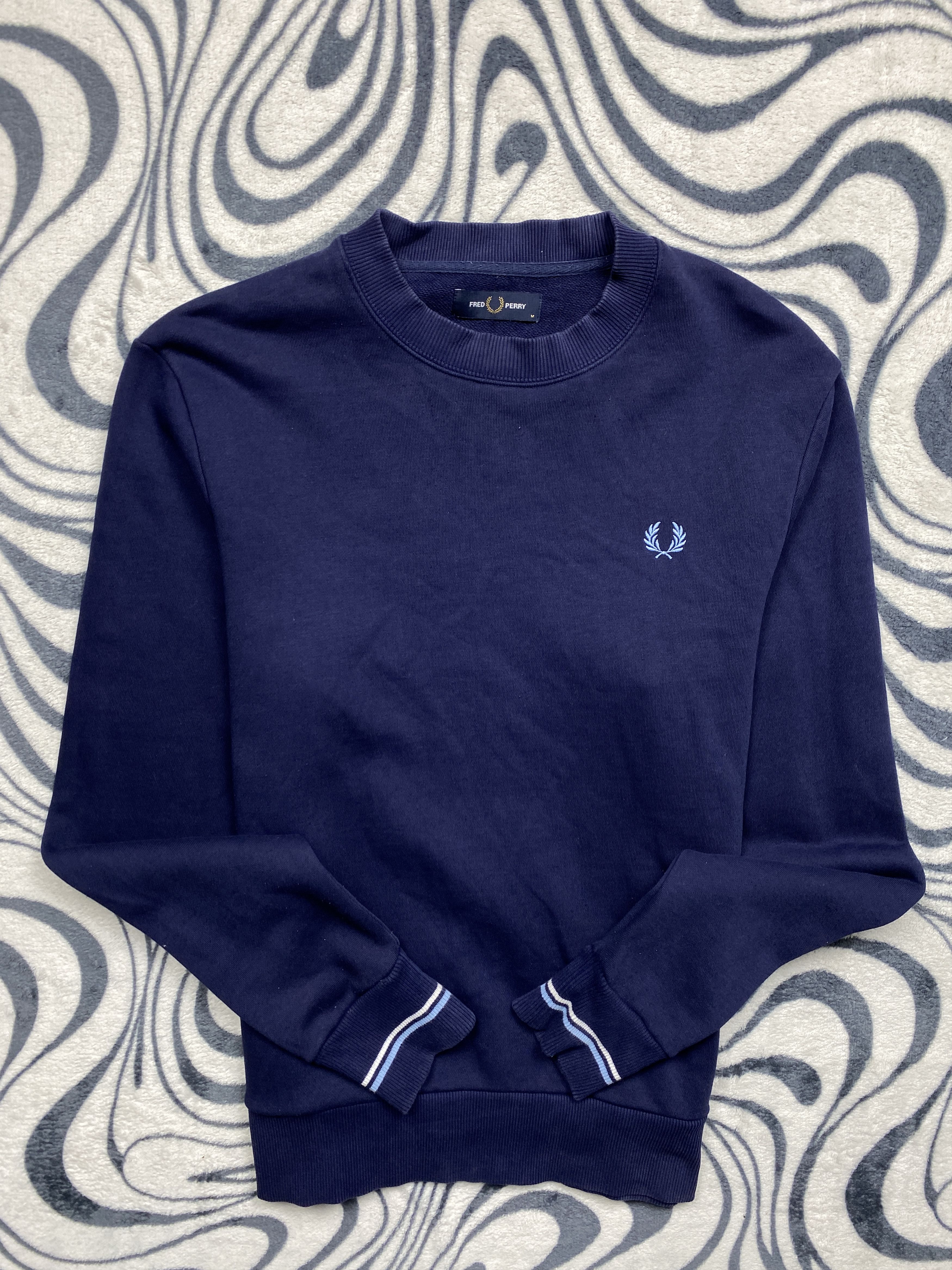 Fred Perry × Vintage Fred Perry Vintage Mens Sweatshirt Size US M / EU 48-50 / 2 - 1 Thumbnail