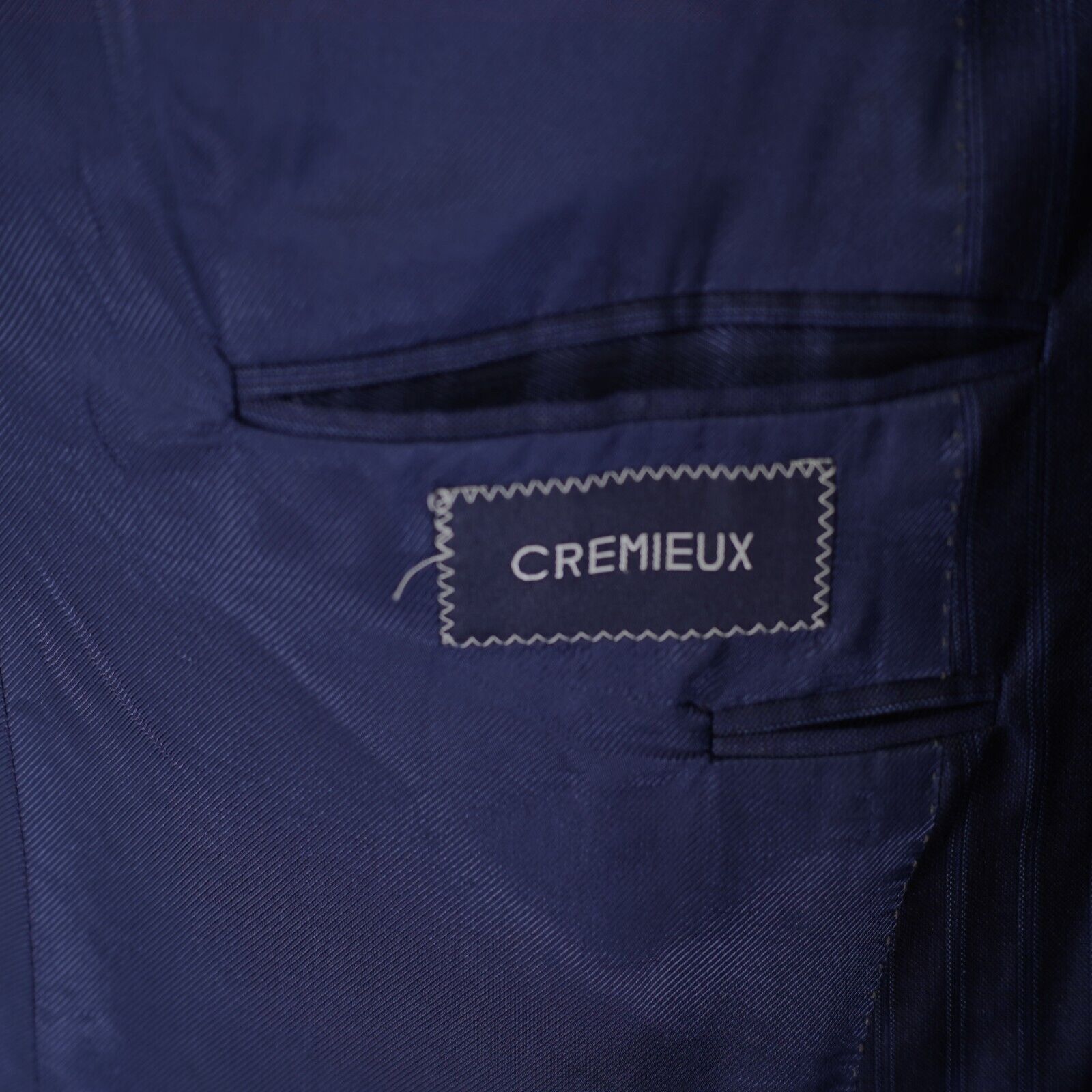 Loro Piana Loro Piana Cremieux Super 130S Wool Denver CT Blue Striped S Size 44S - 9 Thumbnail
