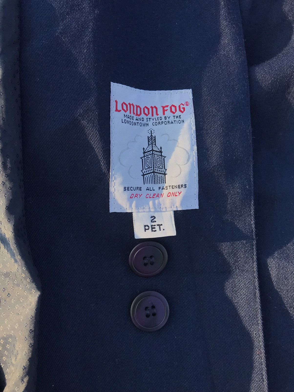 London Fog MADE IN USA LONDON FOG TRENCHCOAT RAINCOAT Size M / US 6-8 / IT 42-44 - 4 Thumbnail
