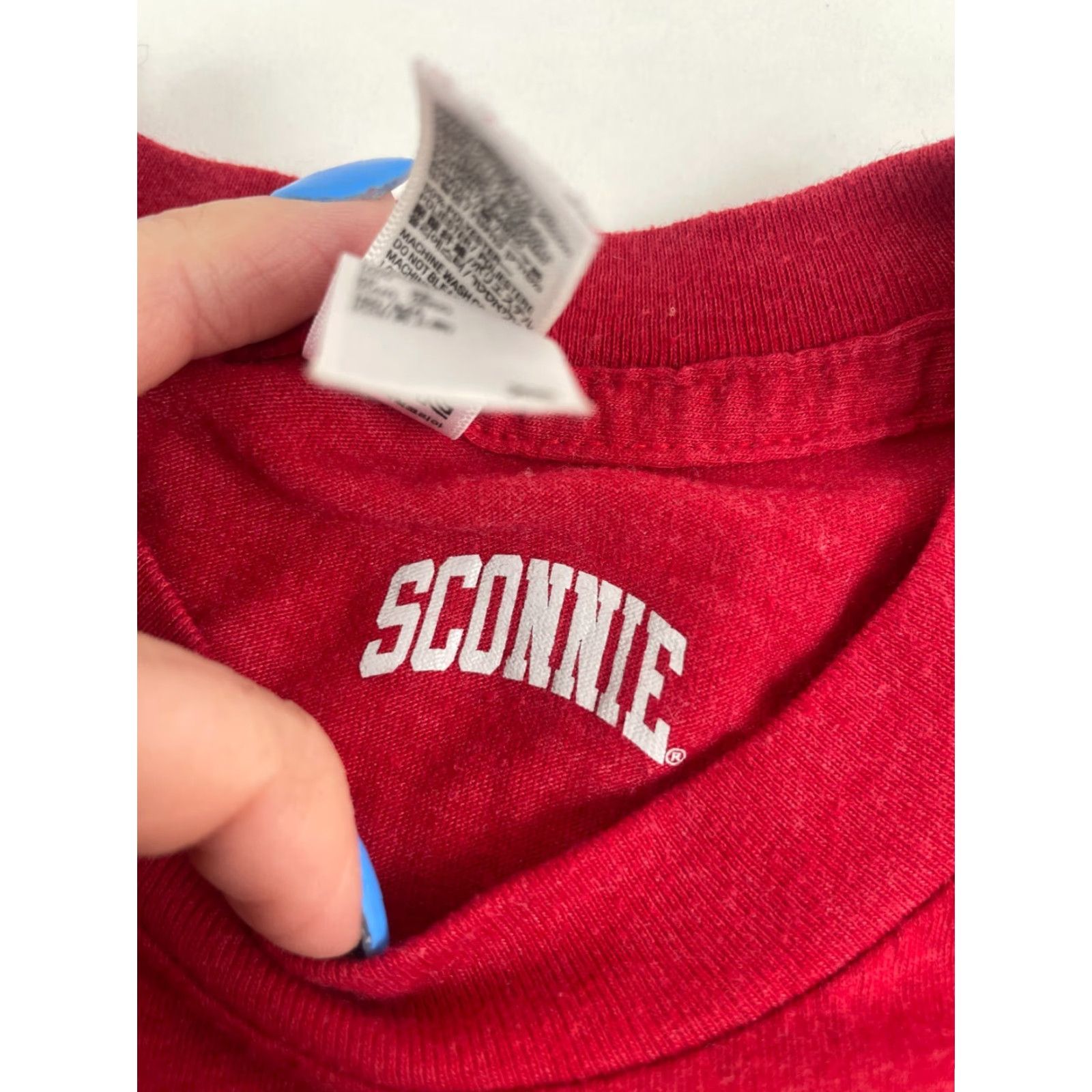 NCAA Sconnie T-Shirt Women's XS Red NCAA Wisconsin Badgers ALL WI DO IS WIN Tee Size XS / US 0-2 / IT 36-38 - 7 Thumbnail