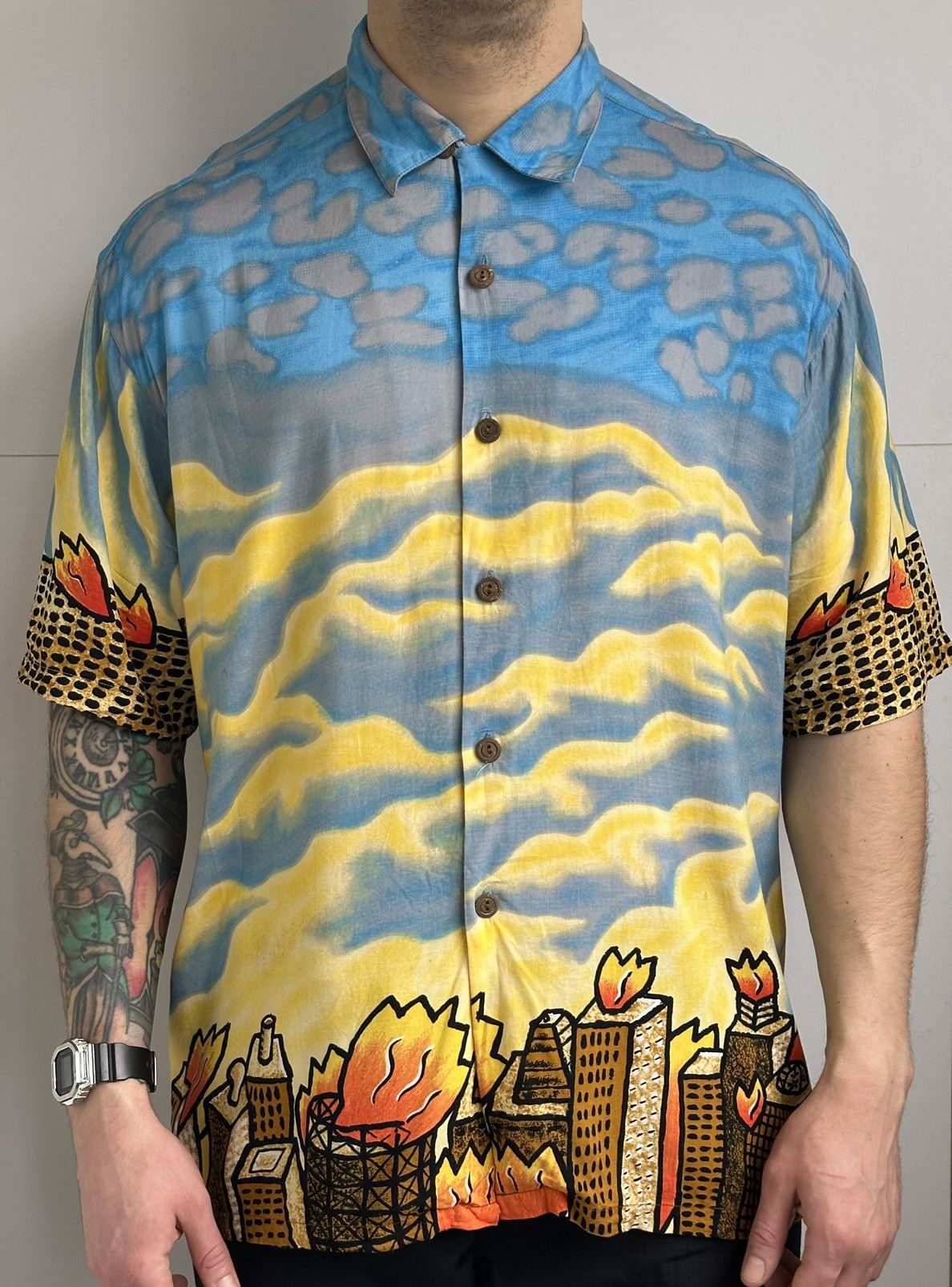 Mambo Mambo Vintage Economic Rationalism Loud Hawaiian Shirt Sz XL Size US XL / EU 56 / 4 - 1 Thumbnail