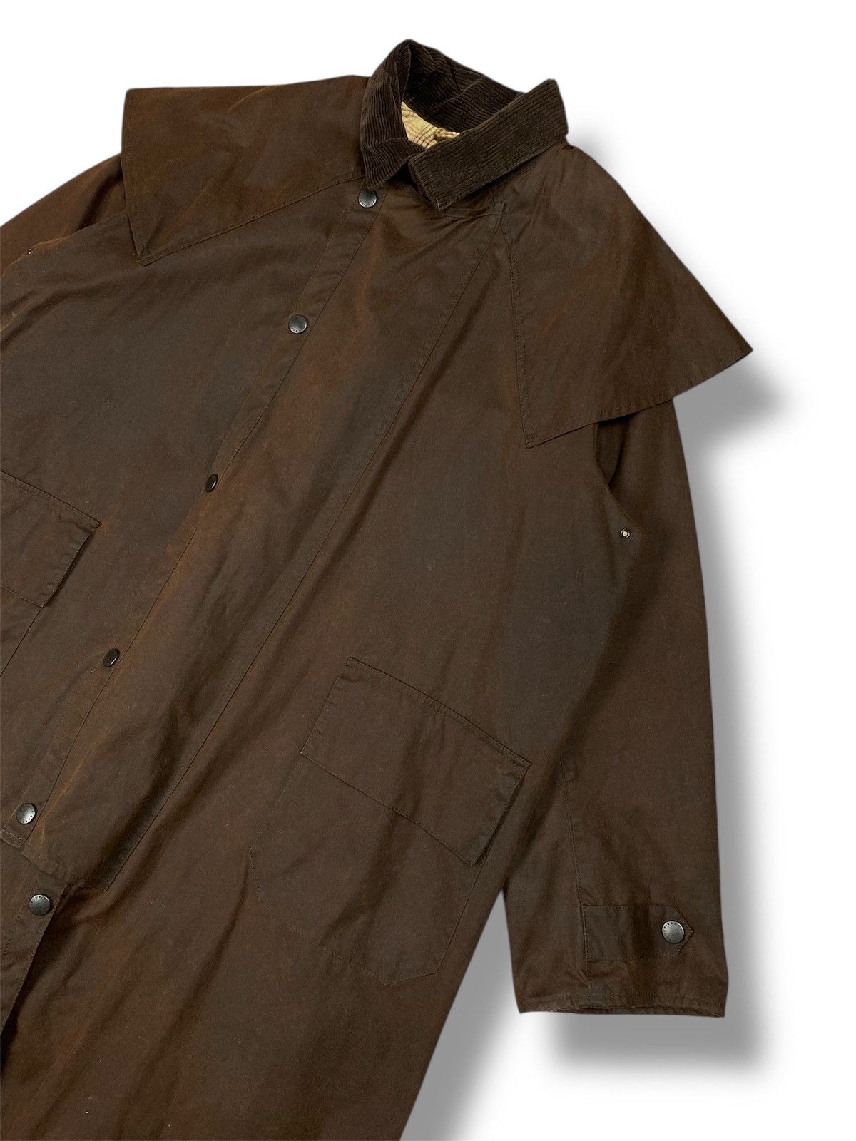 Barbour Barbour Stockman A1554 Long Waxed Riding Coat UK42 Size US L / EU 52-54 / 3 - 2 Thumbnail