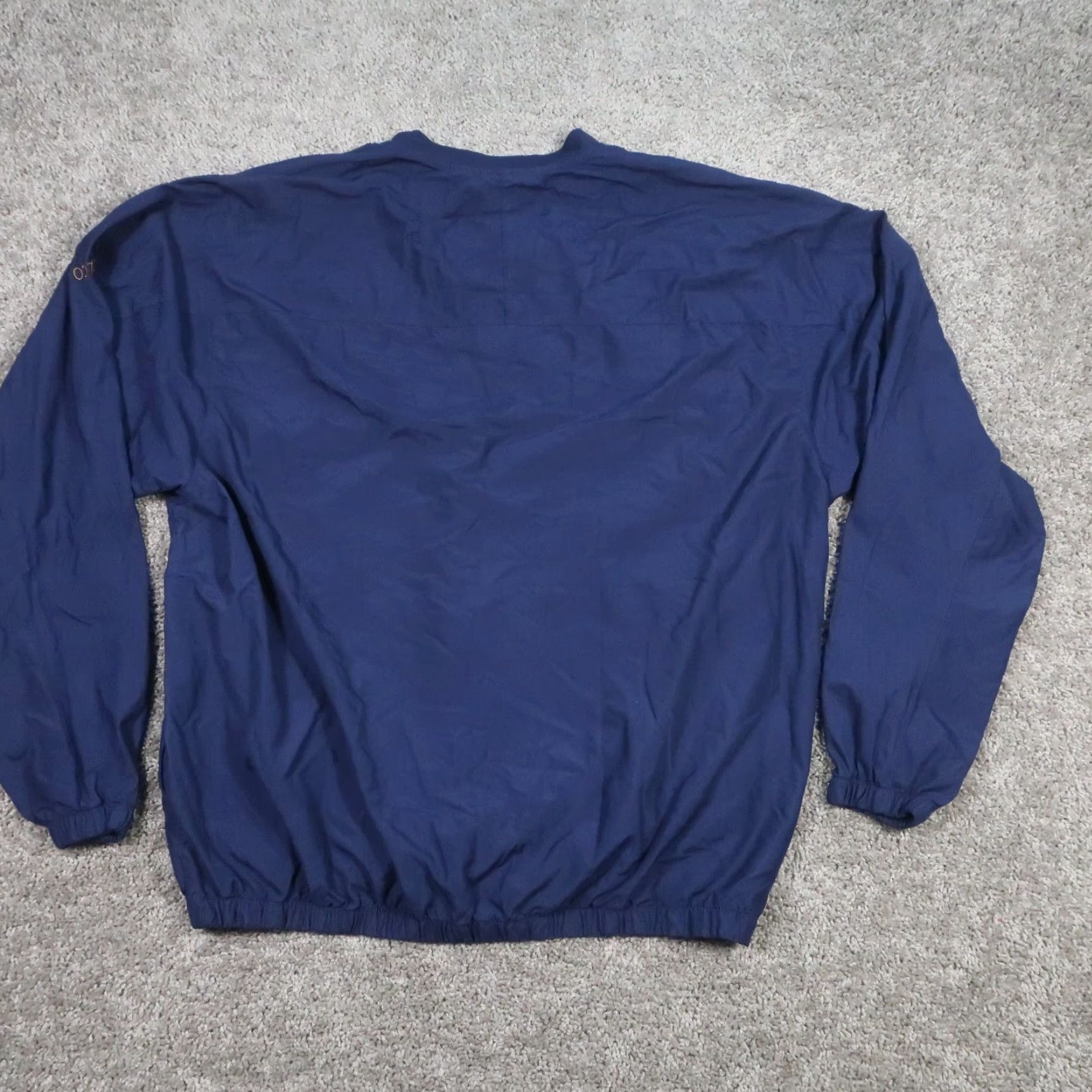 Footjoy VINTAGE? No. Footjoy FJ Windbreaker Mens XL Navy Long Sleeve Pullover Embroidered Logo Jacket? Size US XL / EU 56 / 4 - 2 Thumbnail