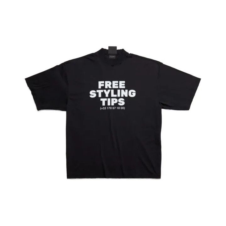 Balenciaga Balenciaga Black Short Sleeve T-Shirt for Men Size US XS / EU 42 / 0 - 1 Thumbnail