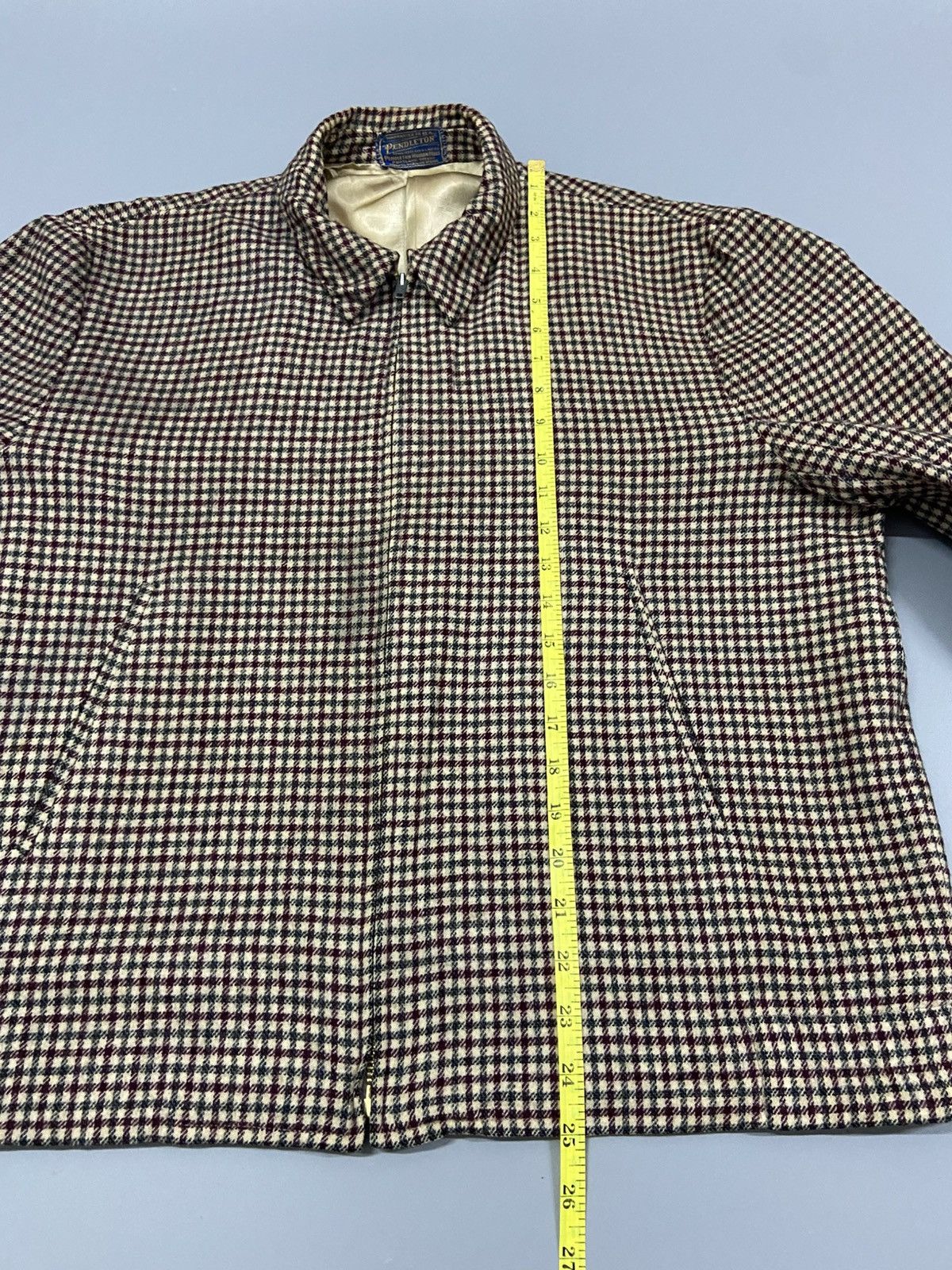 Pendleton Vintage 50's Pendleton wool houndstooth zippered jacket. Size US M / EU 48-50 / 2 - 9 Thumbnail