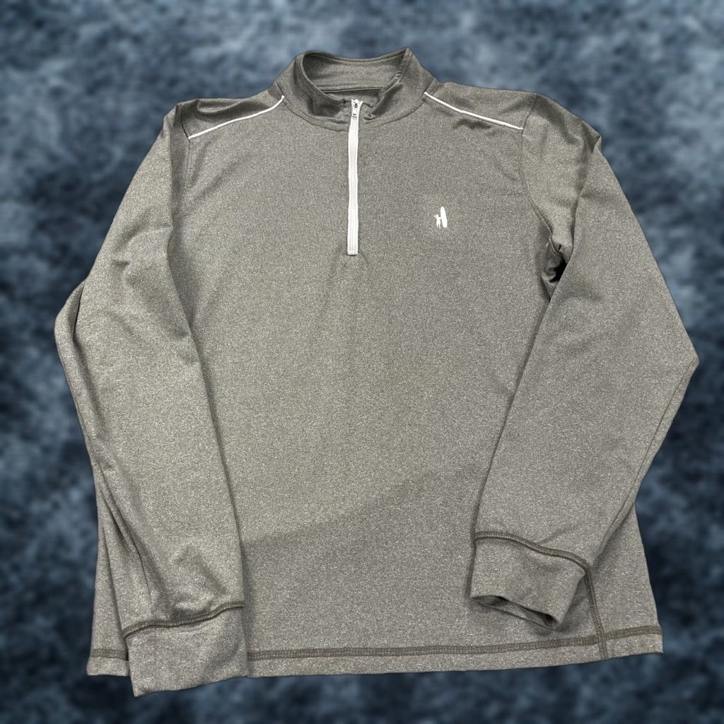 johnnie-O johnnie-O Jacket Mens Small Gray 1/4 Zip Stretch Lammie Golf Solid Shirt Size US S / EU 44-46 / 1 - 1 Thumbnail