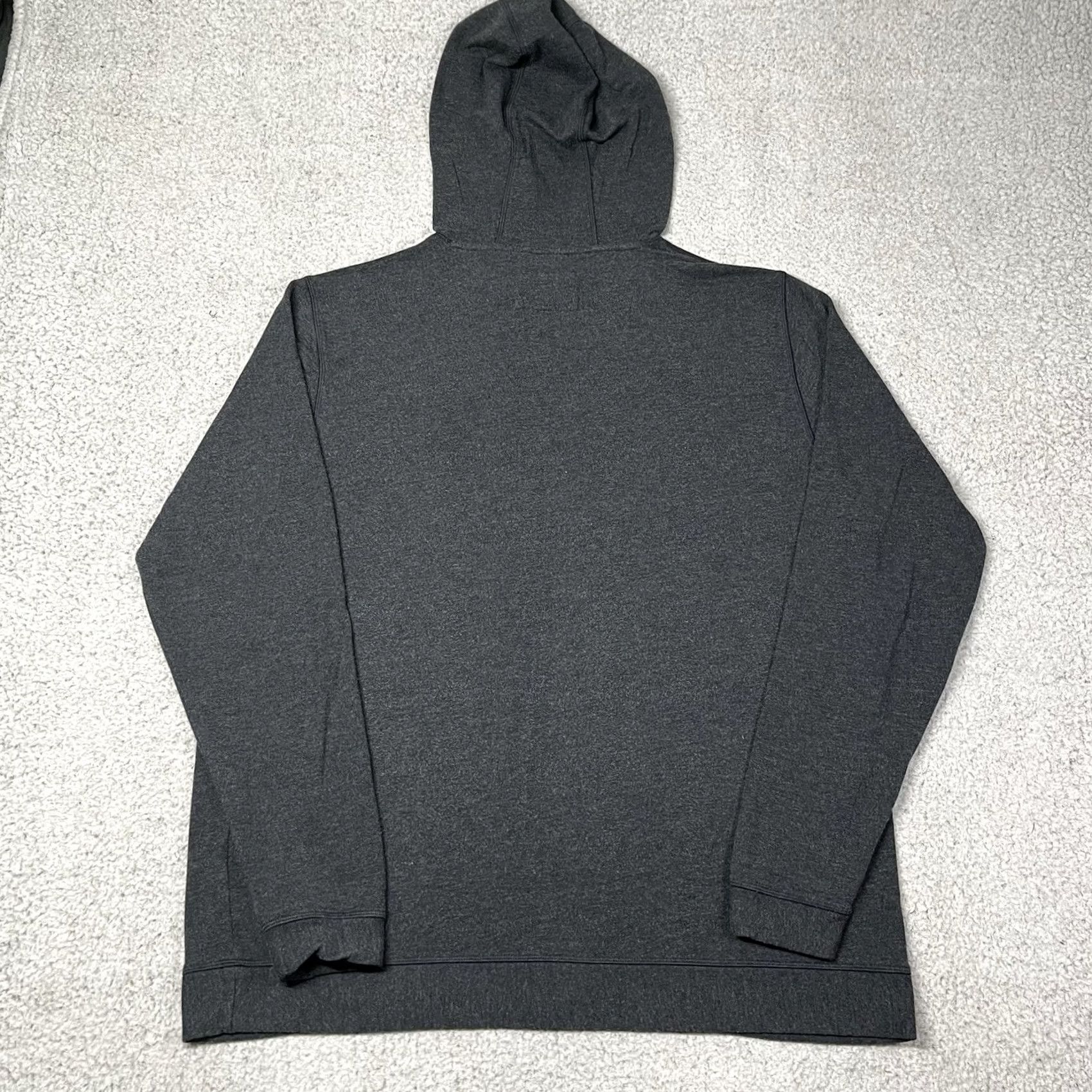 Vintage Mugsy Hoodie Mens XL Gray Pullover Lightweight Cashmere Blend Modal Spandex Fleece Pocket All Seasons Size US XL / EU 56 / 4 - 6 Thumbnail