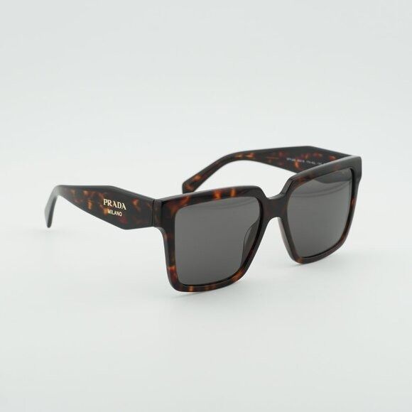 Prada Prada PR24ZS 17N40L Sunglasses Root Tortoise Square Frame Size ONE SIZE - 4 Thumbnail