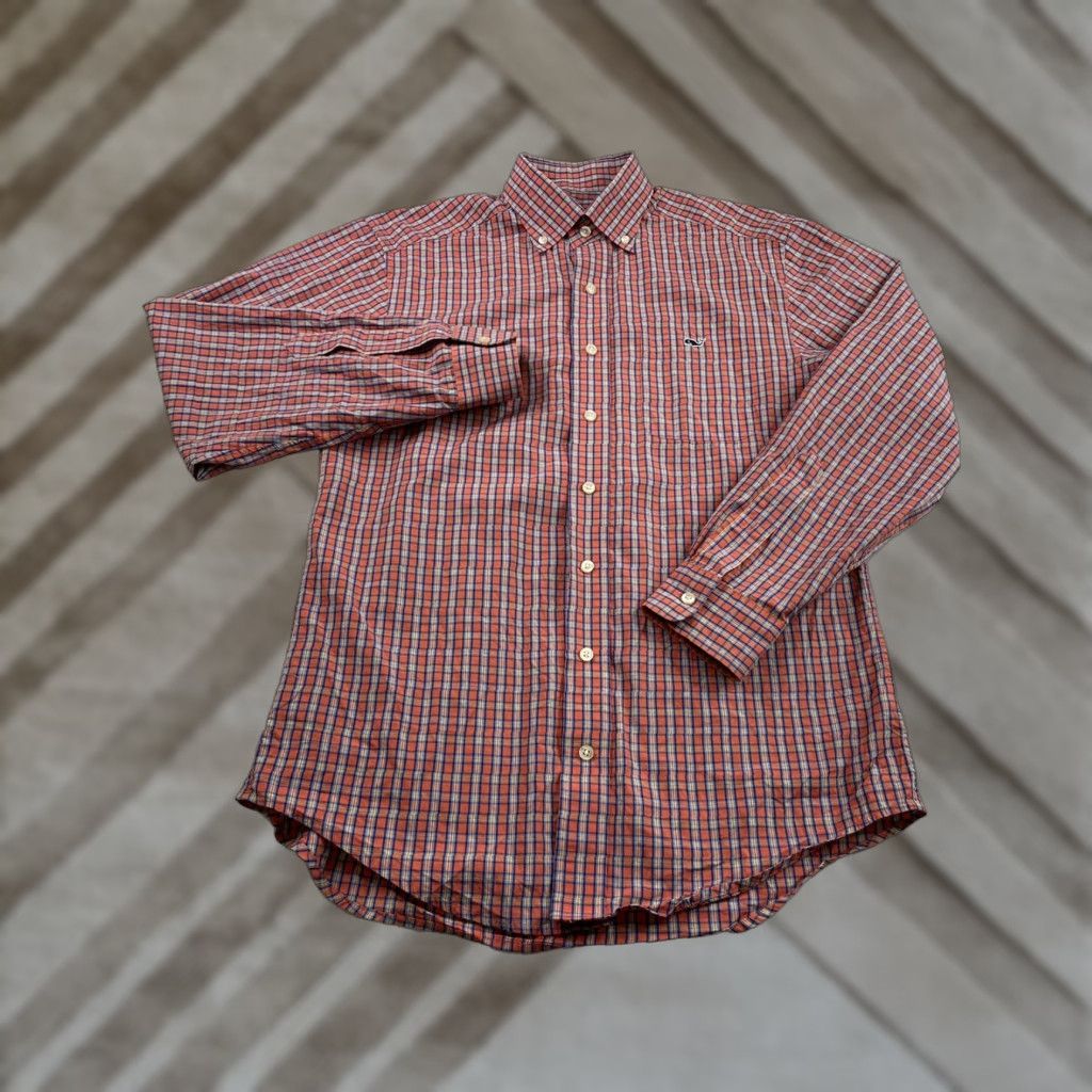 Vineyard Vines VINEYARD VINES Tucker Shirt Plaid Button Down Long Sleeve Mens Size Small Size US S / EU 44-46 / 1 - 1 Thumbnail