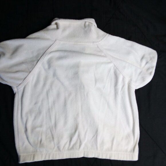 Other Vintage 60s Terry Cloth Zipper Shirt Top Short Sleeve Blouse Size M / US 6-8 / IT 42-44 - 7 Thumbnail