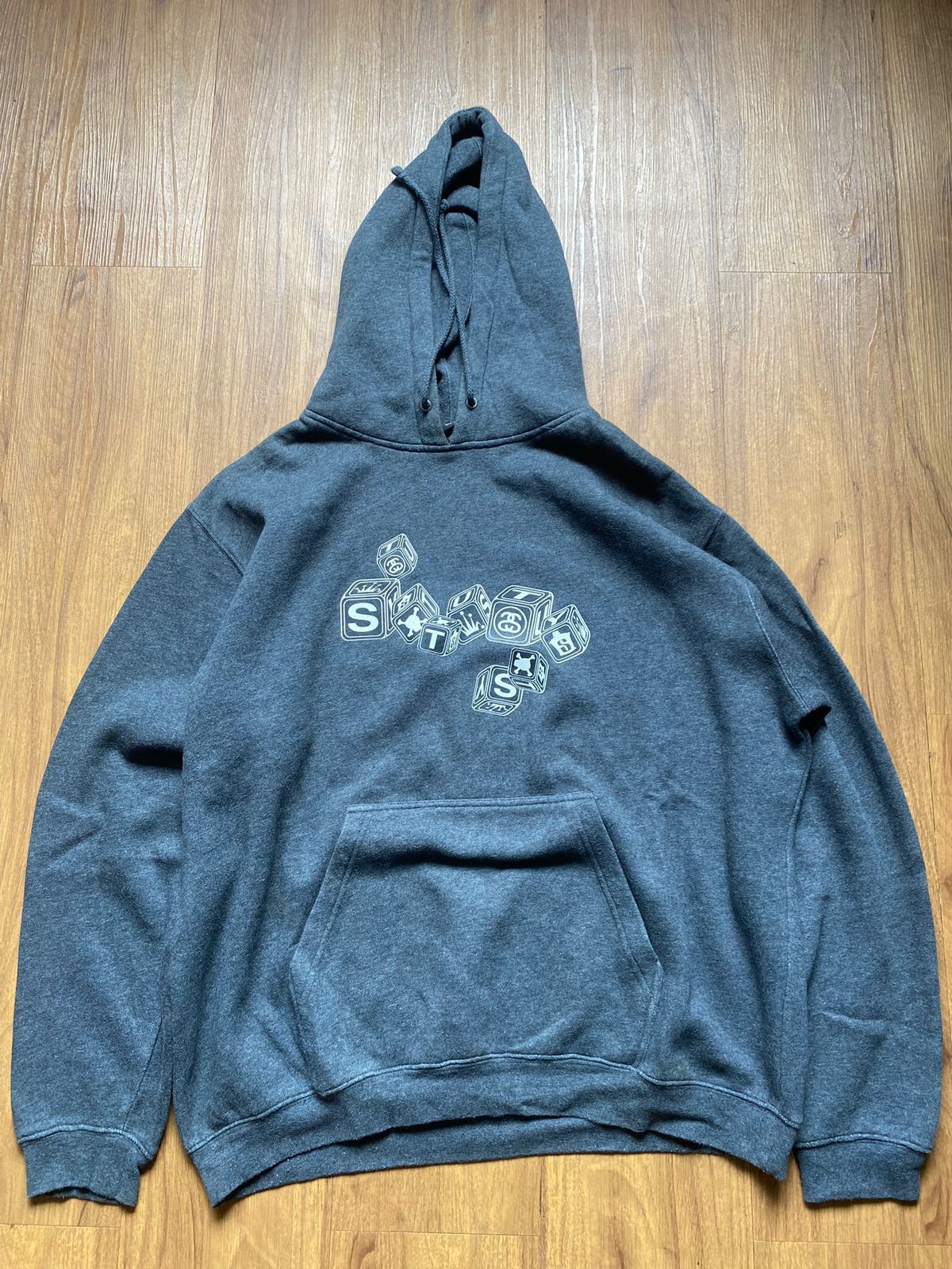 Vintage Stussy Dice Hoodie Logo Icon