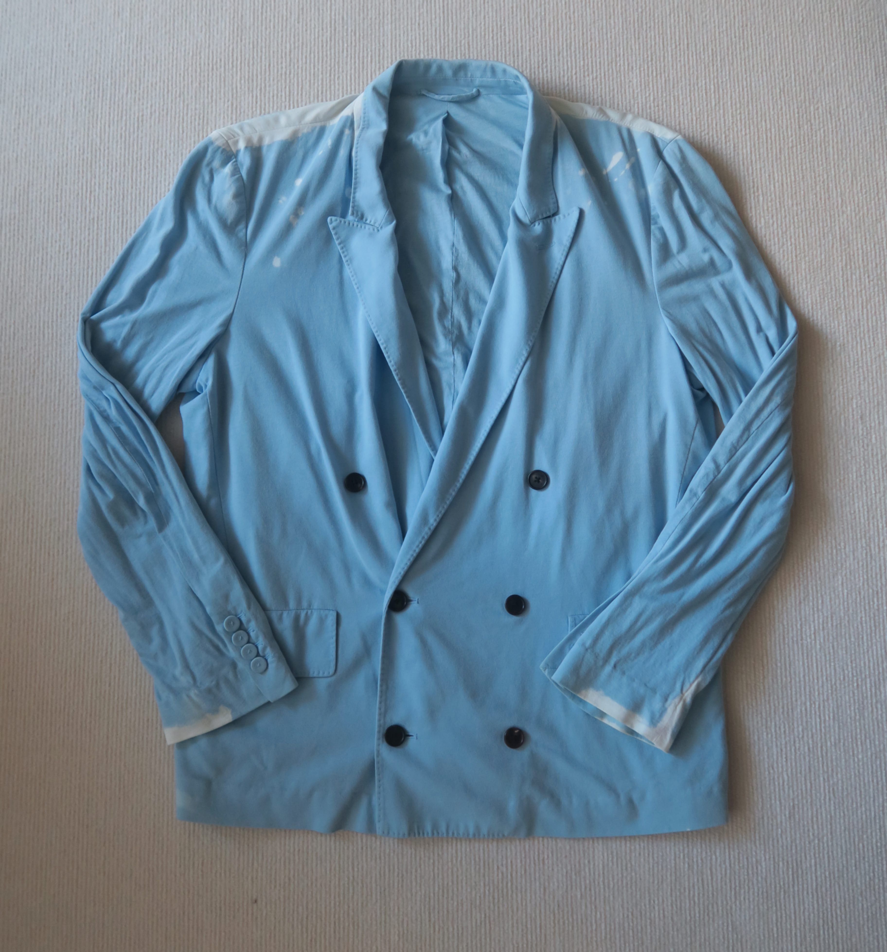 3.1 Phillip Lim 3.1 Phillip Lim Double-Breasted Dyed Cotton Blazer Jacket Size US L / EU 52-54 / 3 - 1 Thumbnail