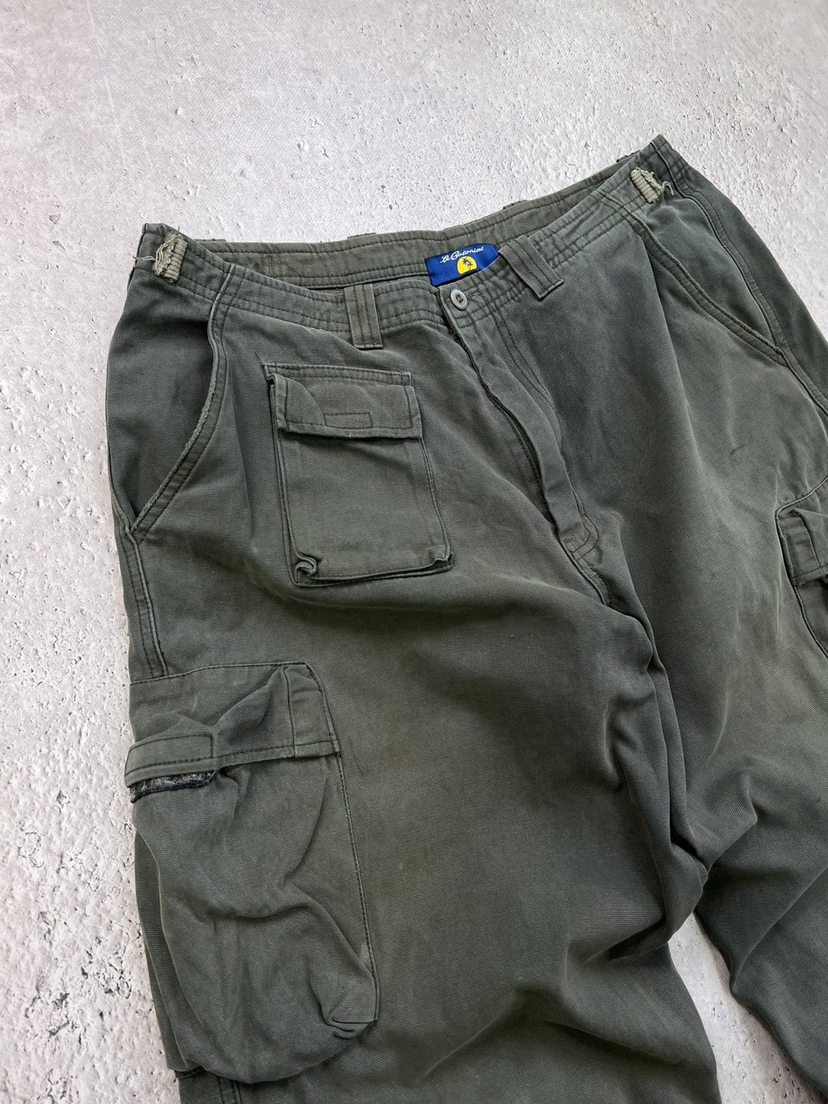14th Addiction × Japanese Brand × Le Grande Bleu (L.G.B.) Junya Watanabe G Star Style Raw Bondage GOA Cargo Pants Size US 32 / EU 48 - 4 Thumbnail