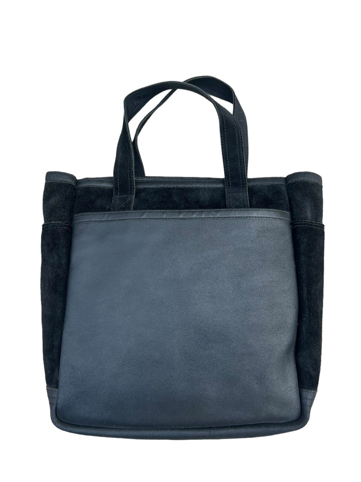 Leather Porter Yoshida Japan Black Suede Leather Tote Bag Size ONE SIZE - 9 Thumbnail